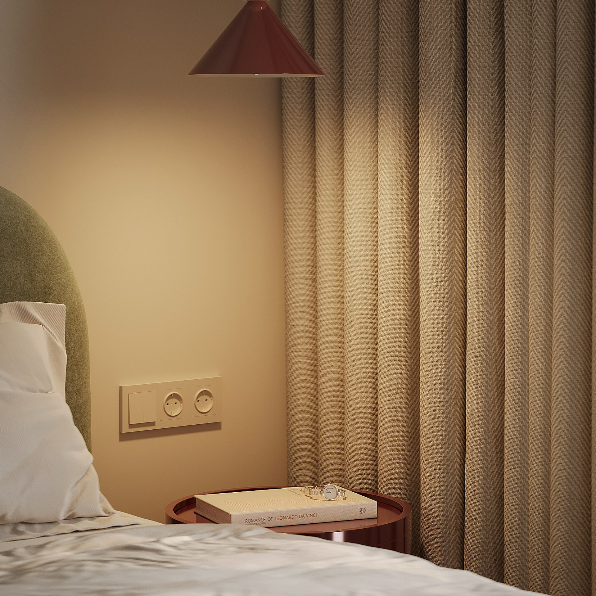 Мастер-спальня. 3D визуализатор интерьера Антонина Ковалёва @kovalevaacg