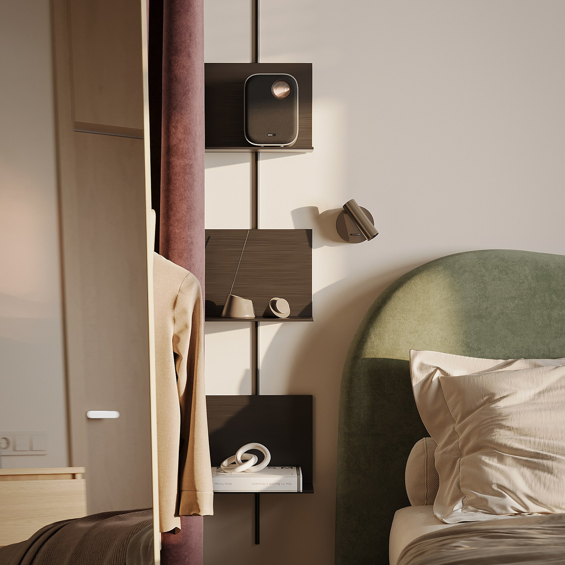 Мастер-спальня. 3D визуализатор интерьера Антонина Ковалёва @kovalevaacg