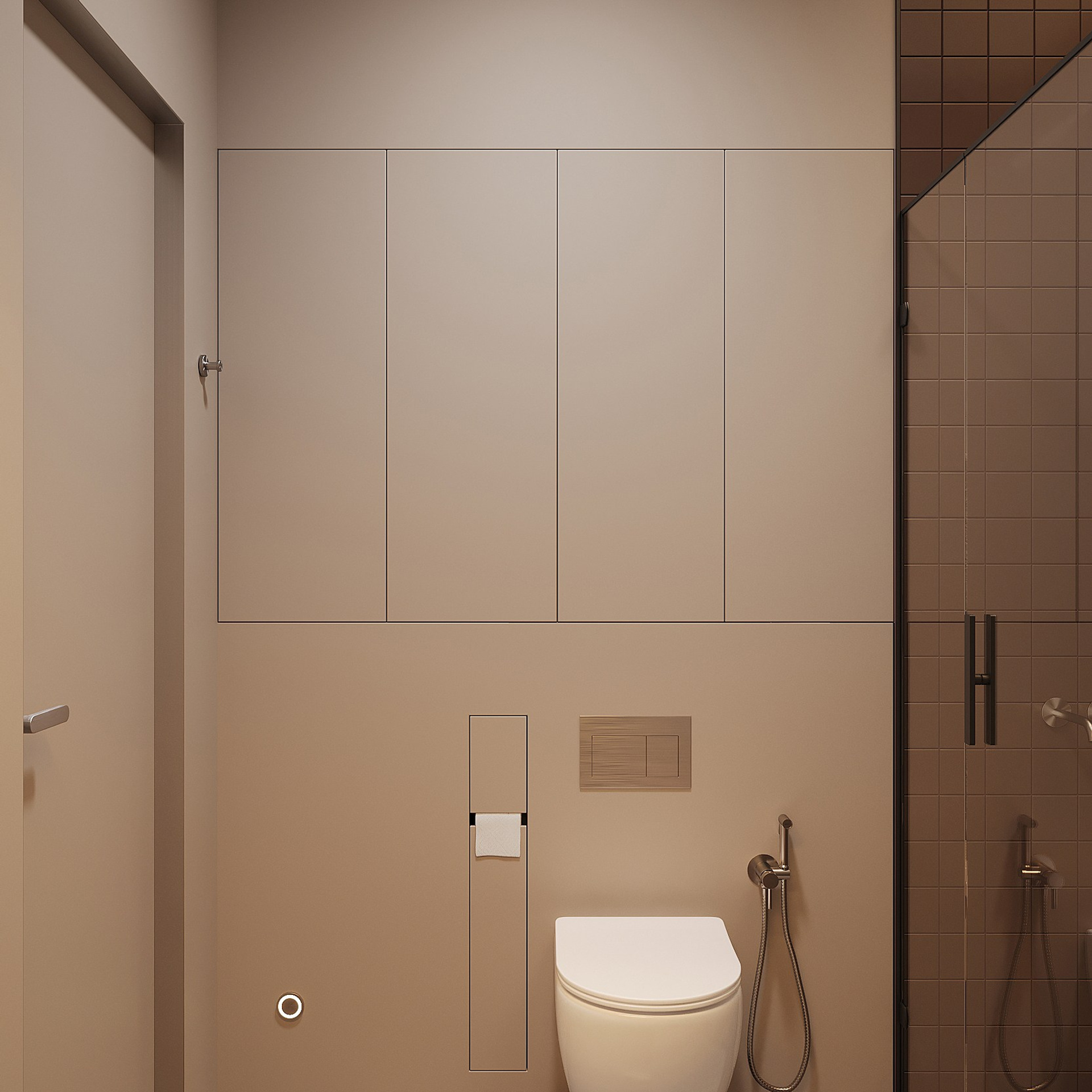 Душевая при мастер-спальне. 3D визуализатор интерьера Антонина Ковалёва @kovalevaacg