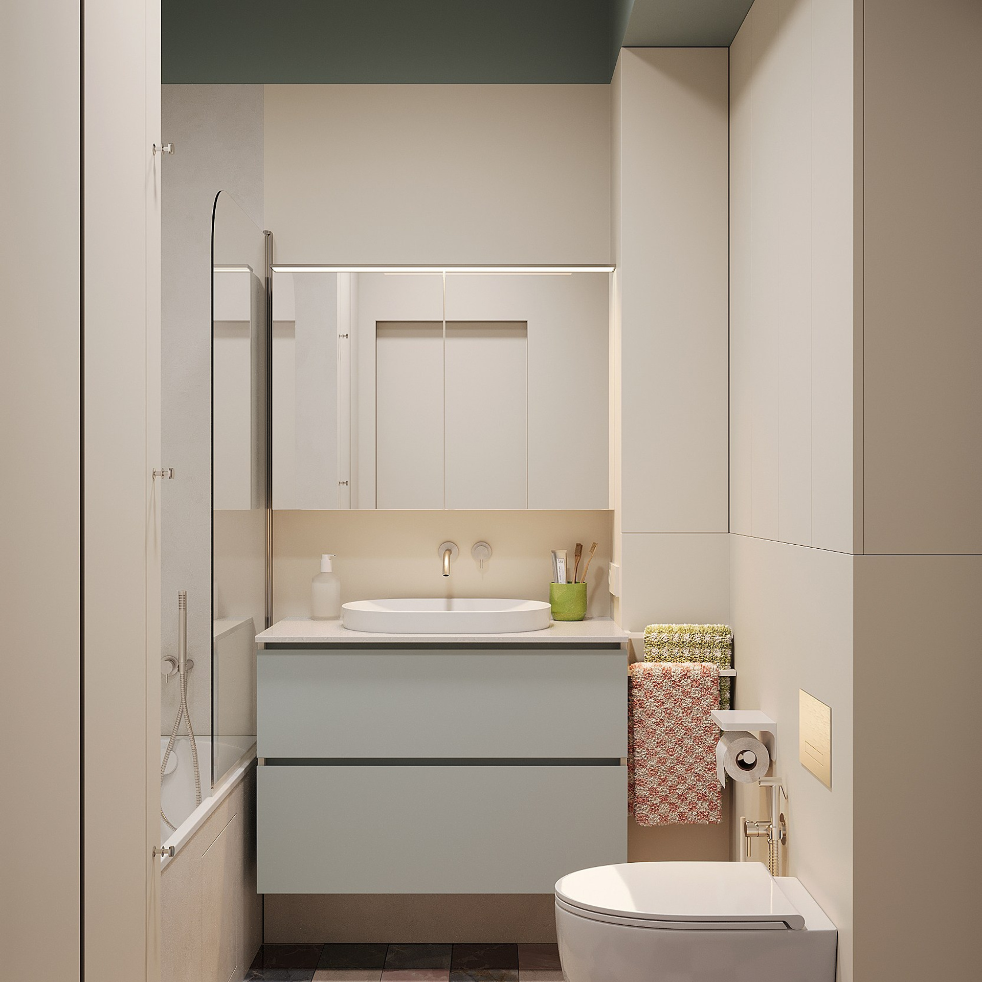 Ванная. 3D визуализатор интерьера Антонина Ковалёва @kovalevaacg