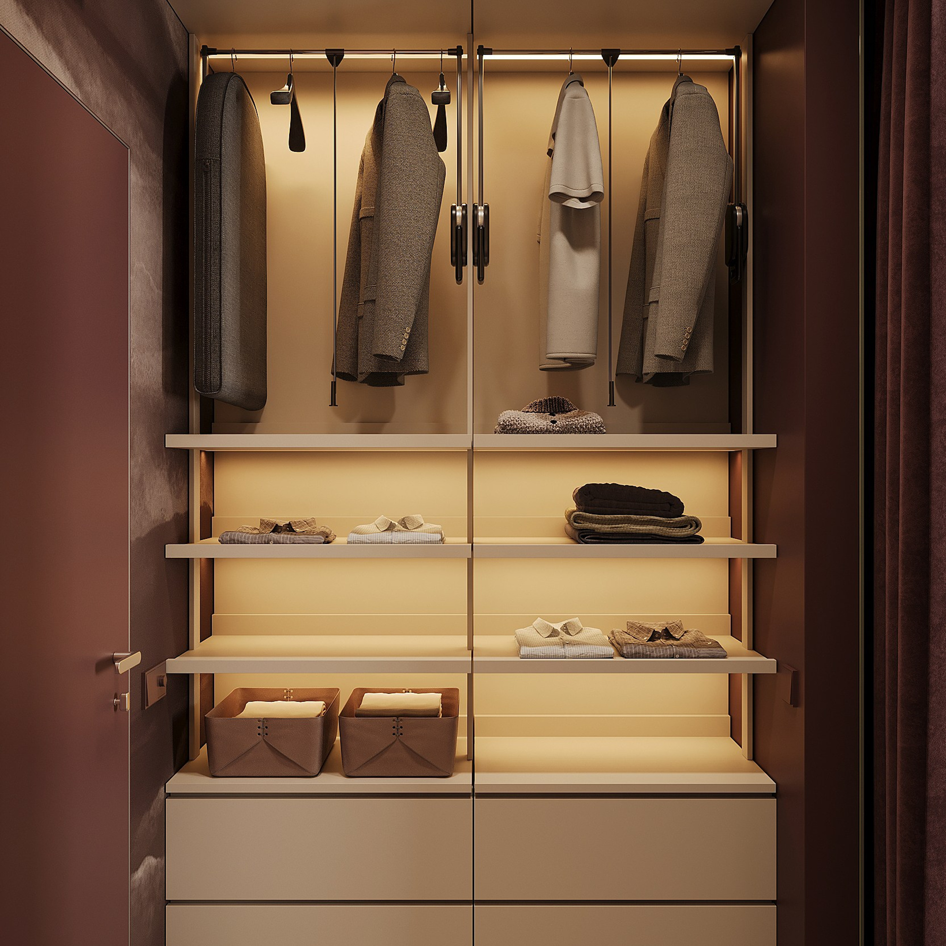 Мастер-спальня. 3D визуализатор интерьера Антонина Ковалёва @kovalevaacg