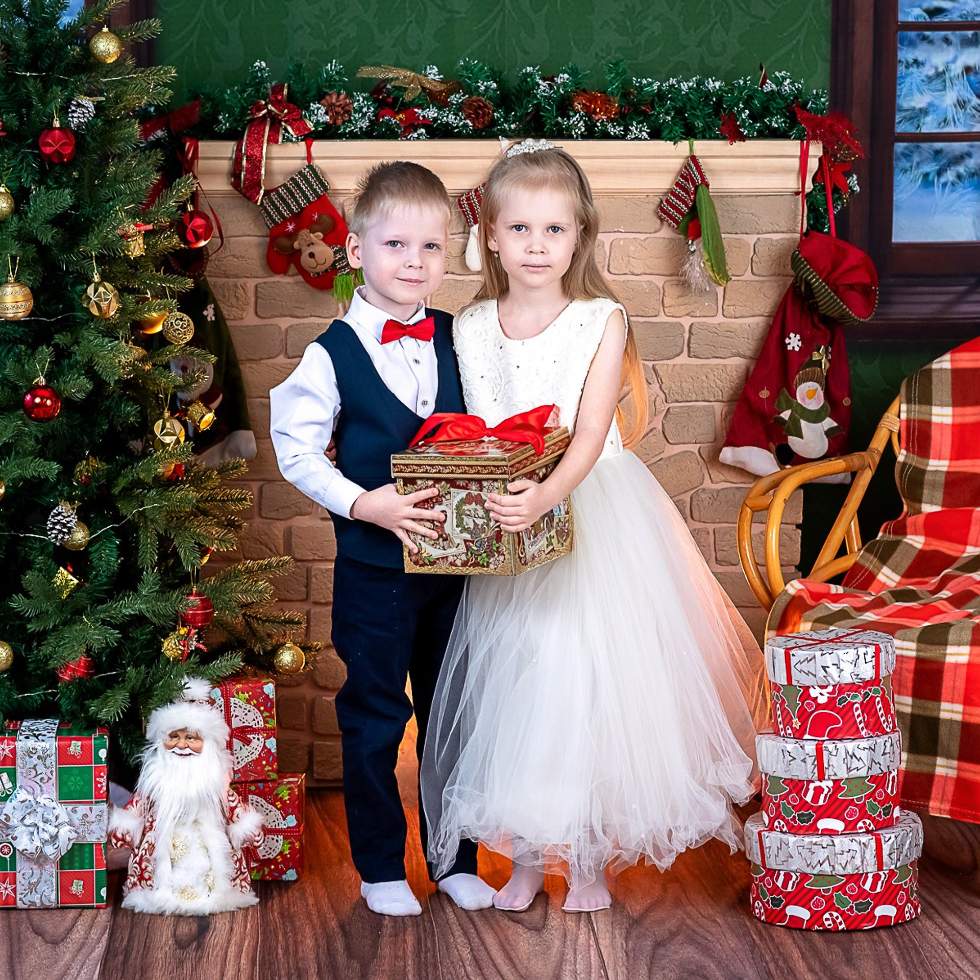 Новогодний фотопроект «У камина»