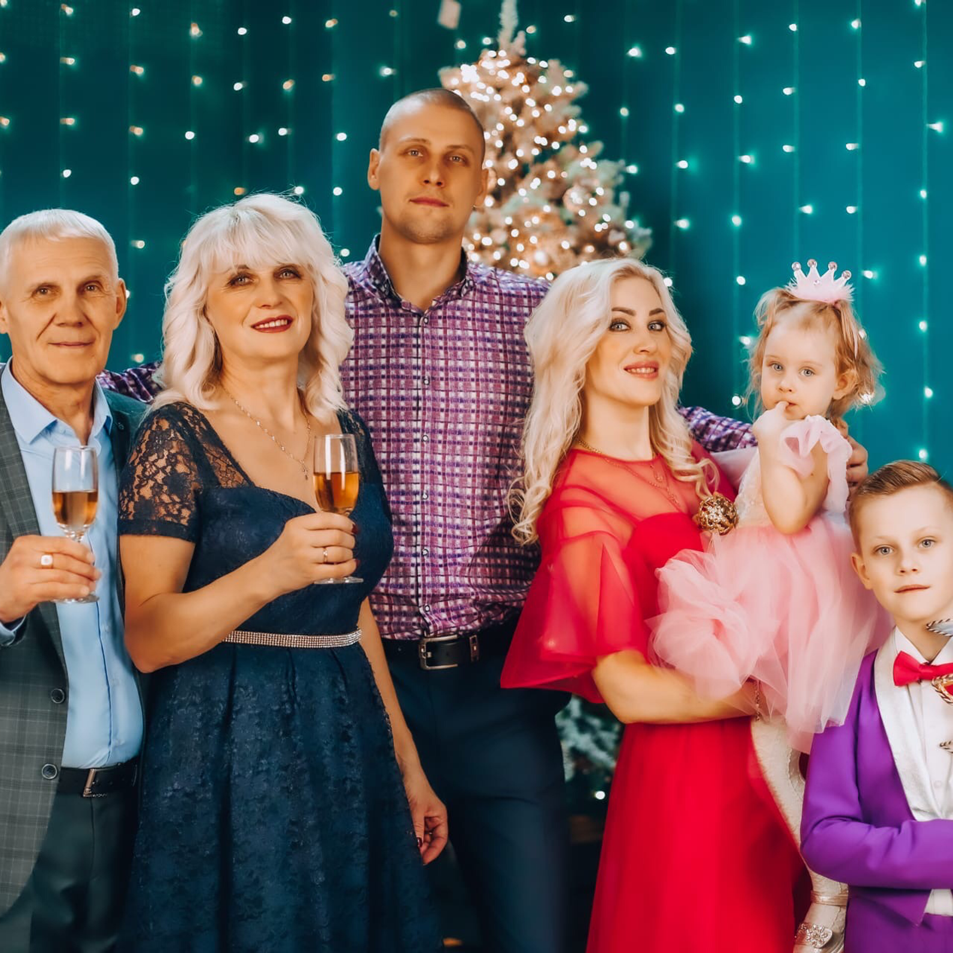 Семья Милёхиных Новый год 2022