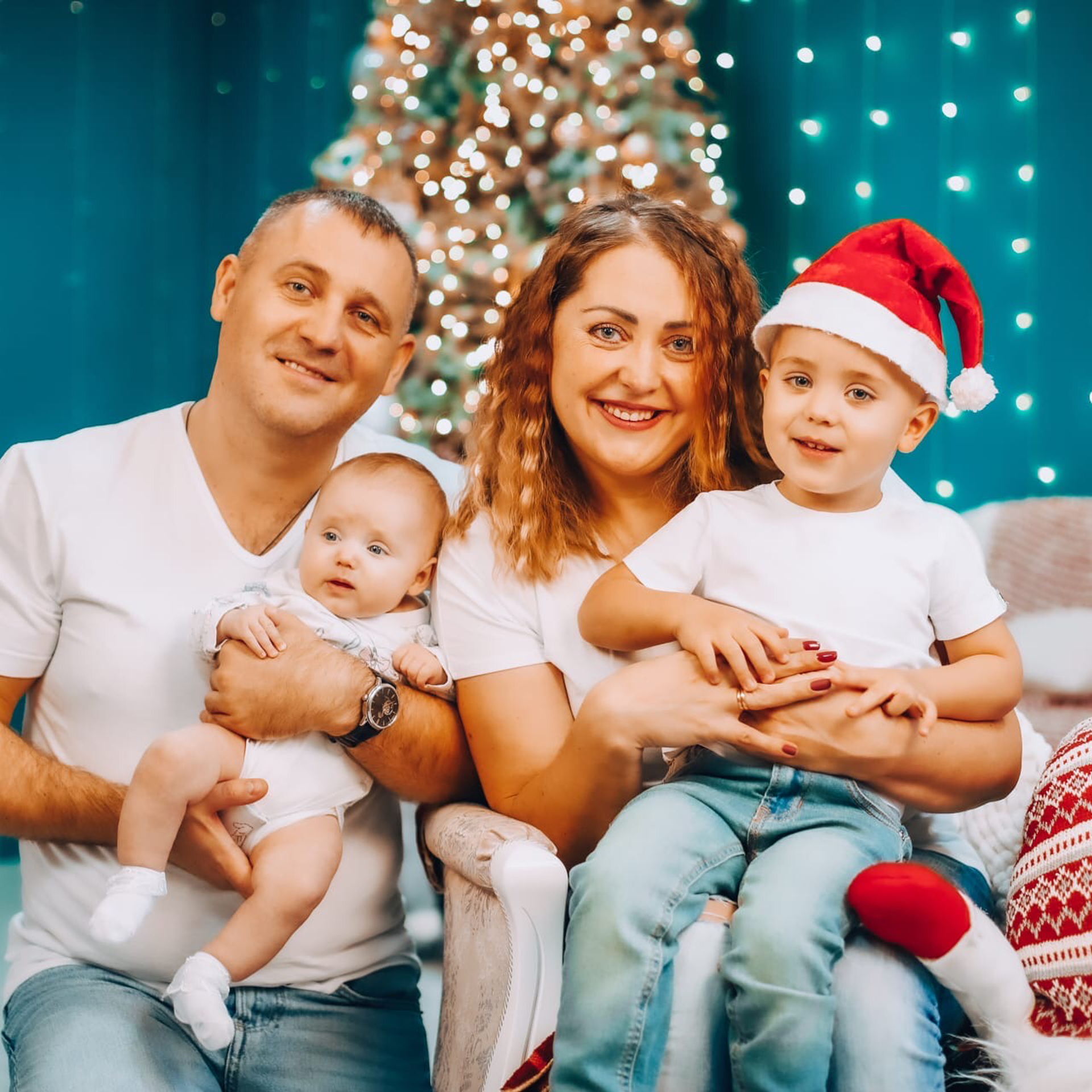 Семья Остапенко Новый год 2022