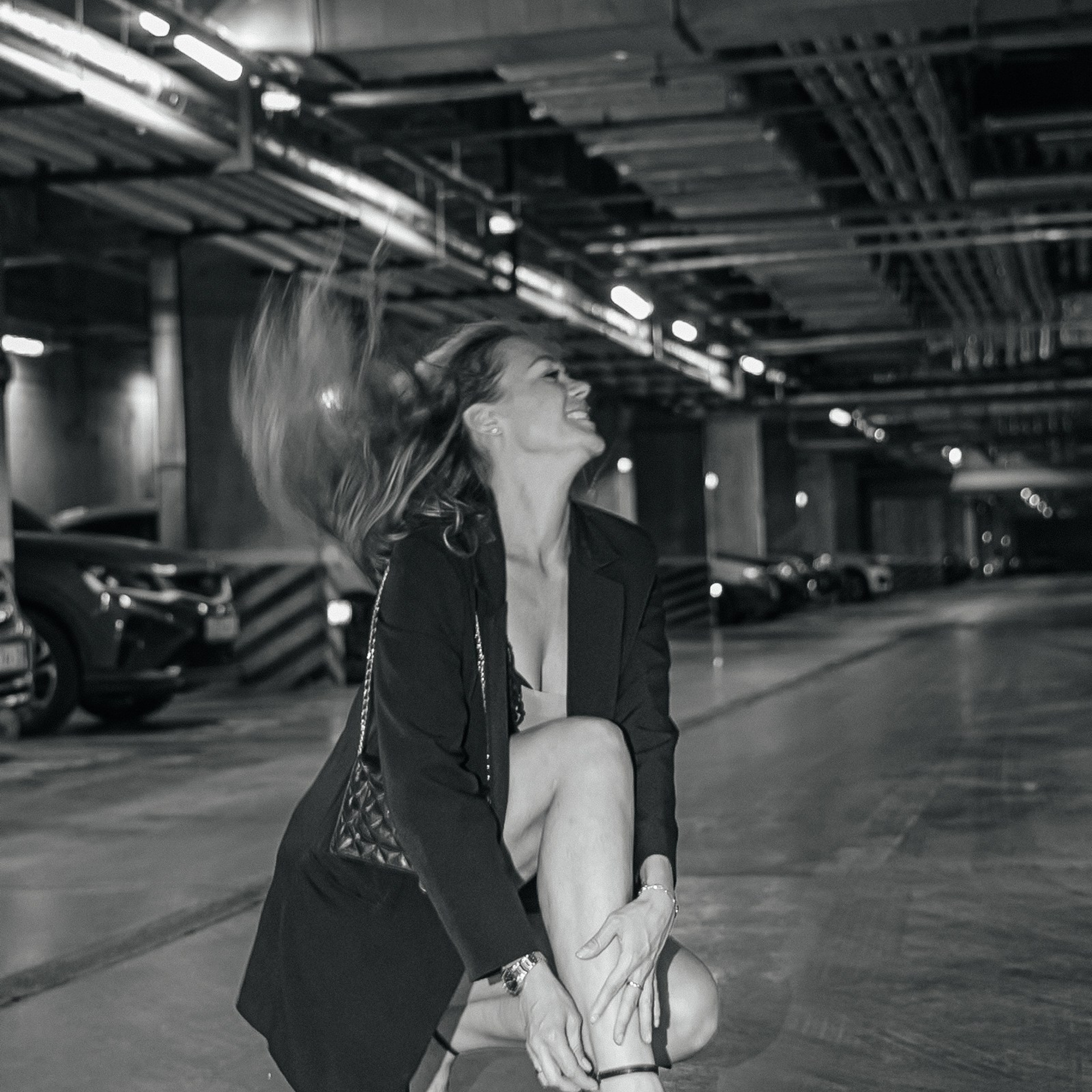 Екатерина в паркинге