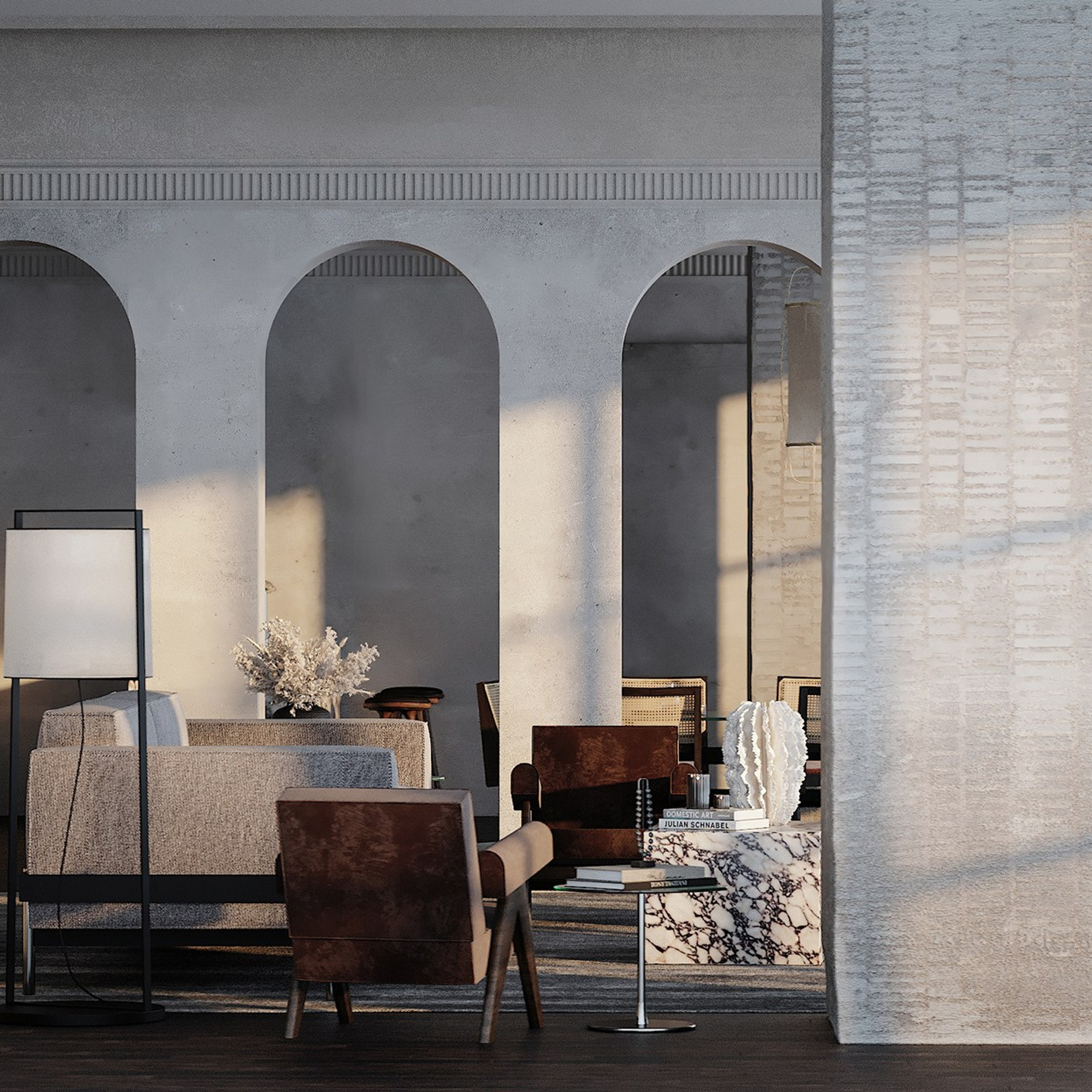 Частная резиденция с арками 300 m²