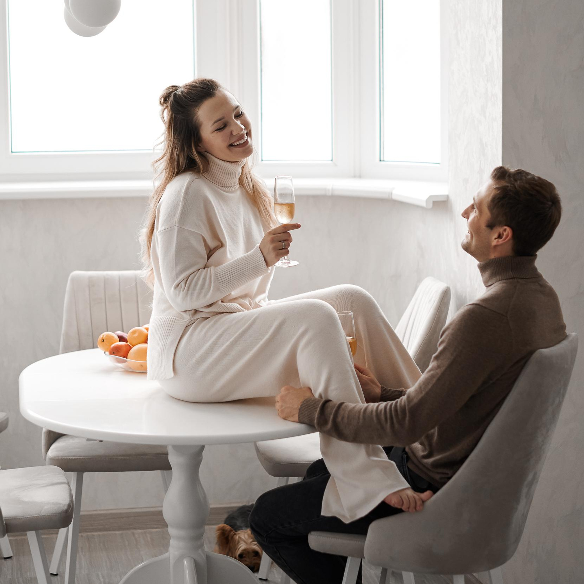 Домашняя новогоднняя история. Свадебный и семейный фотограф Михаил Галабурдин и Анна Завадская. Рост