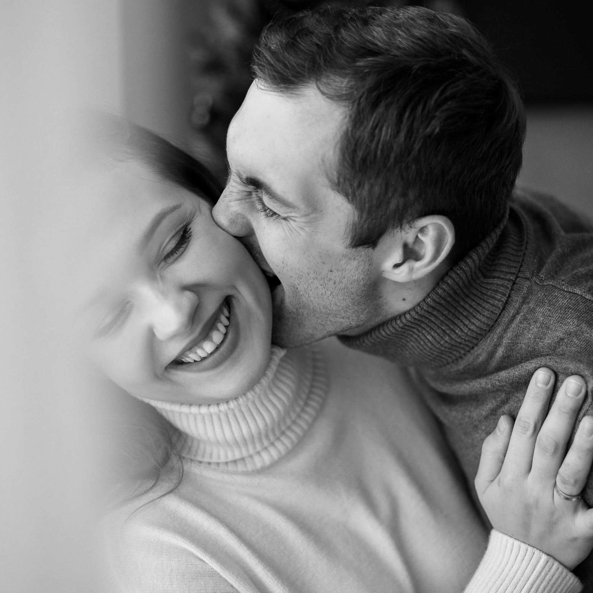 Домашняя новогоднняя история. Свадебный и семейный фотограф Михаил Галабурдин и Анна Завадская. Рост