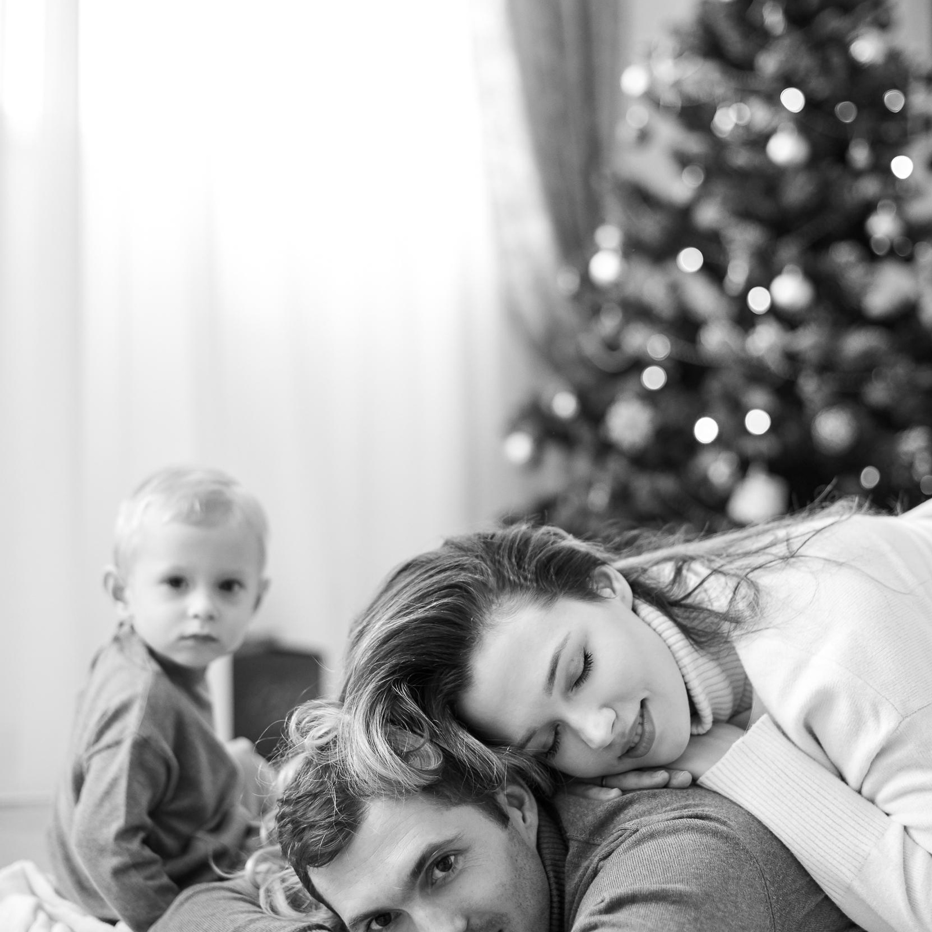 Домашняя новогоднняя история. Свадебный и семейный фотограф Михаил Галабурдин и Анна Завадская. Рост