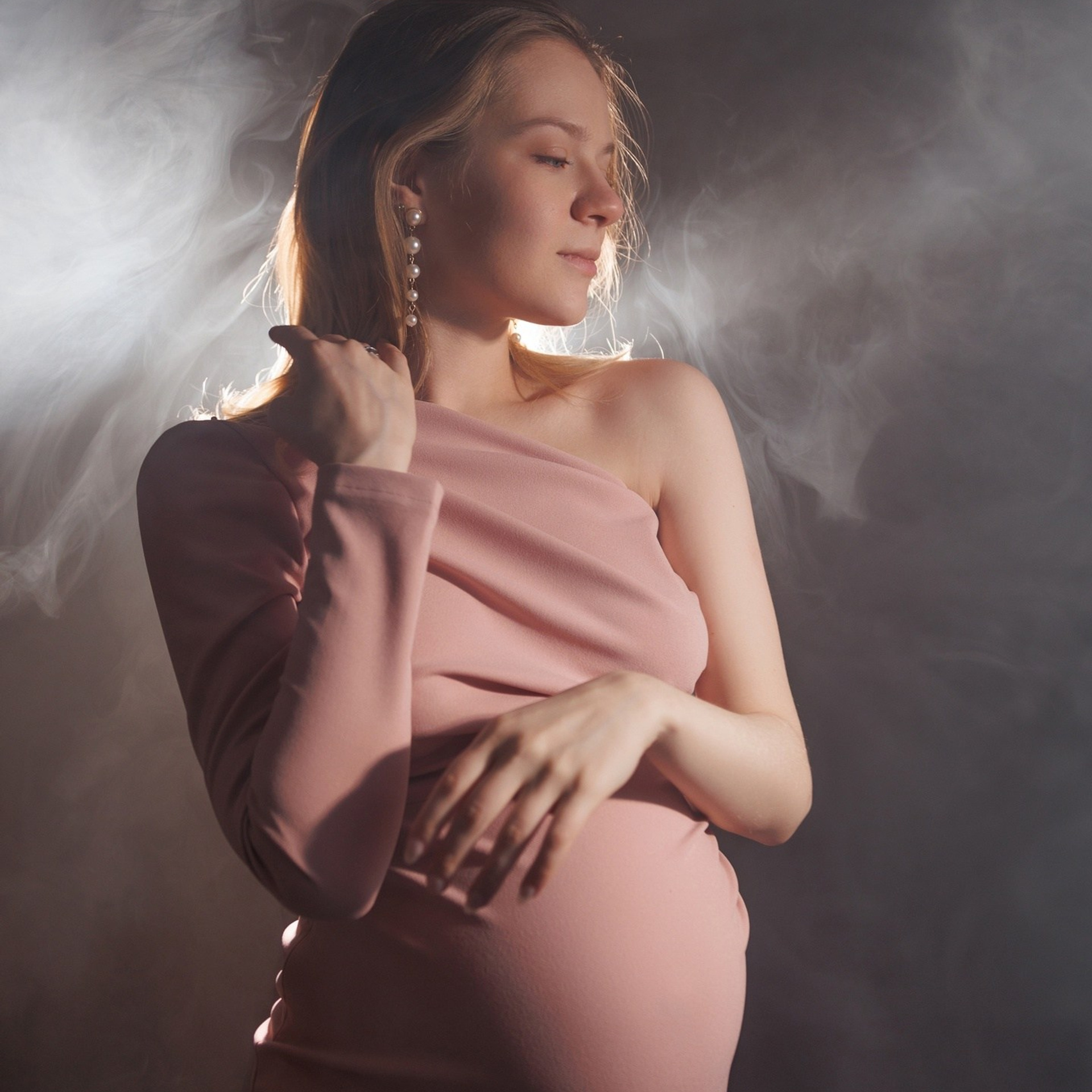 Портрет в дыму. Фотограф Николай Т