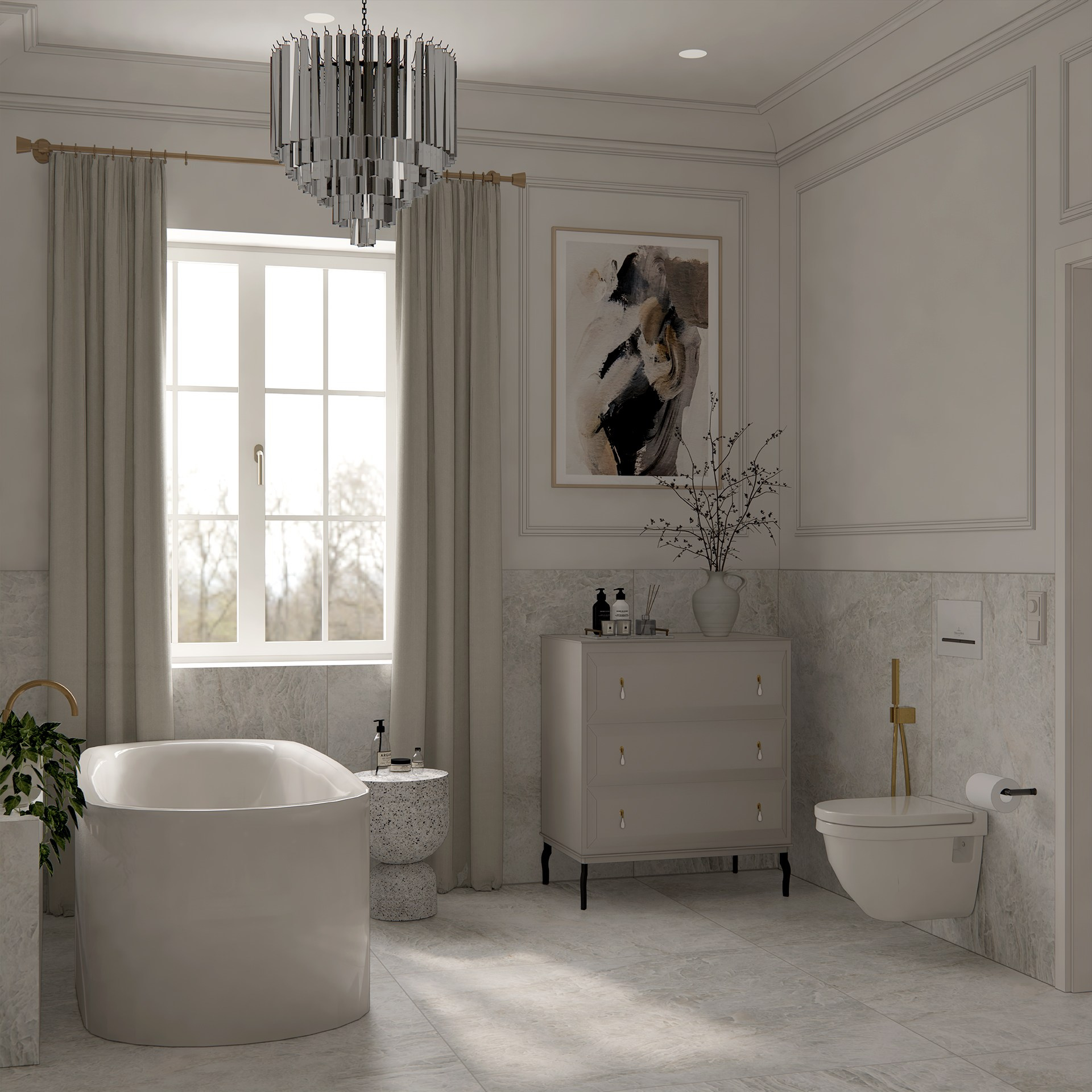 Design of a country house in Stockholm. Interior designer Stockholm