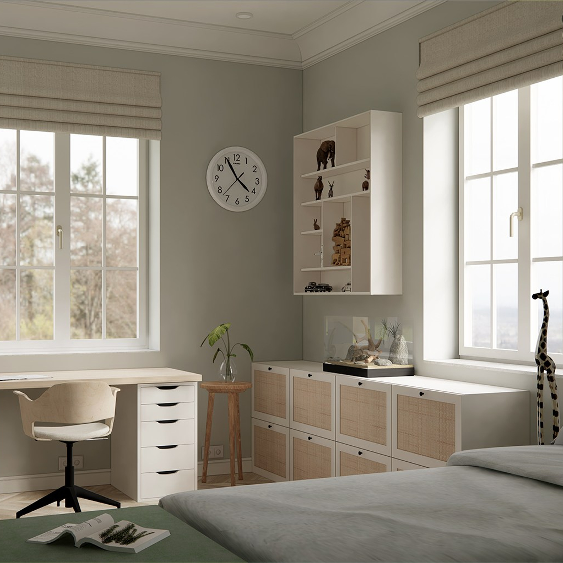 Design of a country house in Stockholm. Interior designer Stockholm