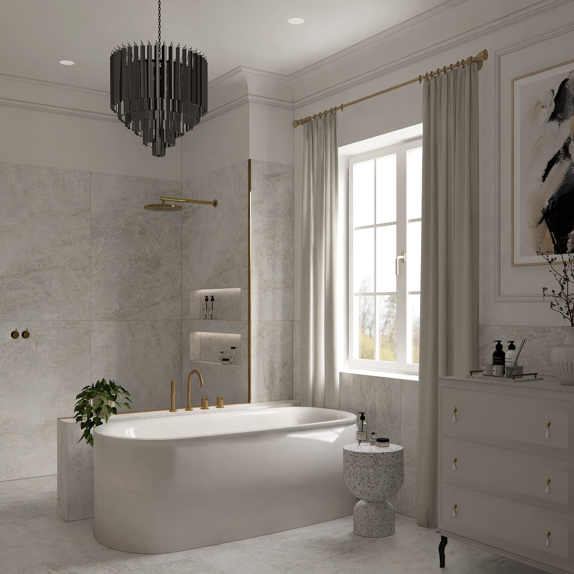 Design of a country house in Stockholm. Interior designer Stockholm