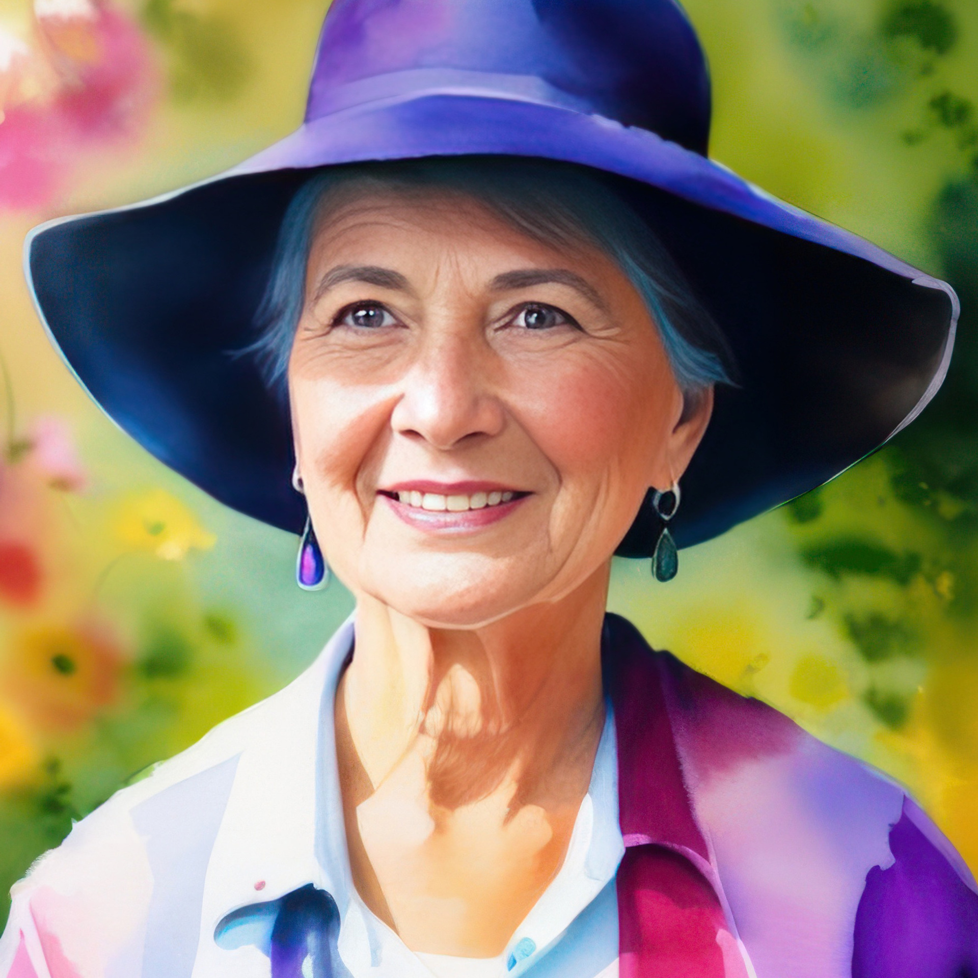 женский нейро портрет в акварельной технике в Нижнем Новгороде