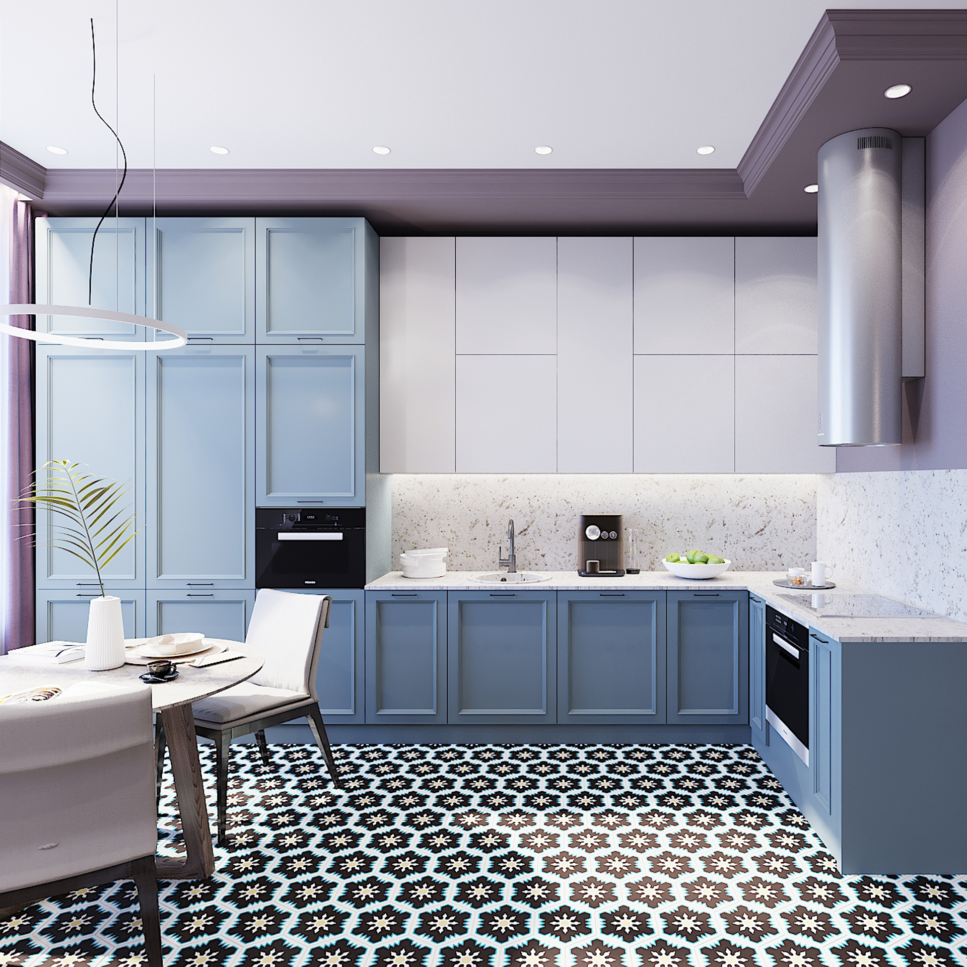 ЖК Арт. 3-к квартира. 81 м². Авторский дизайн интерьера