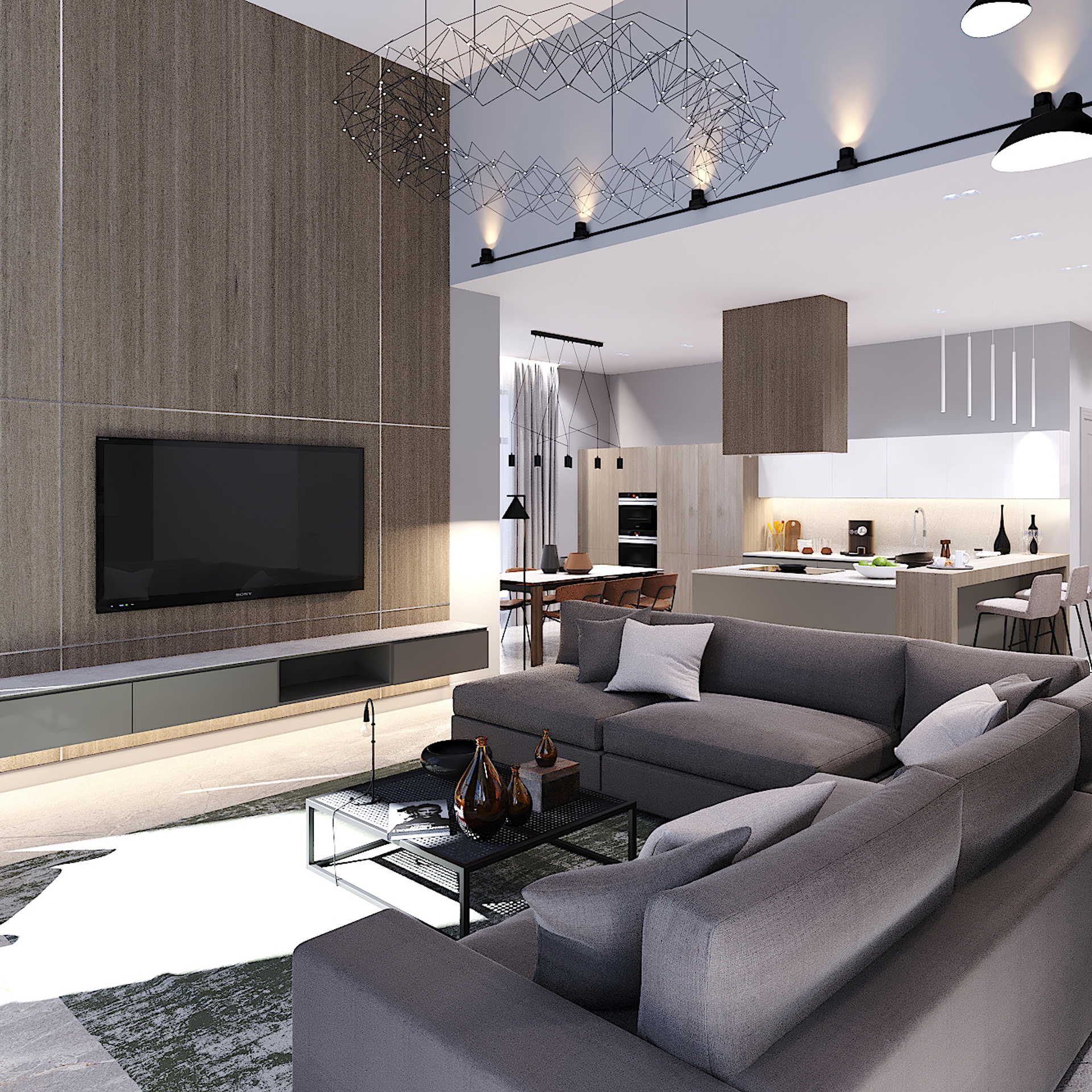 ЖК Арт. 3-к квартира. 81 м². Авторский дизайн интерьера