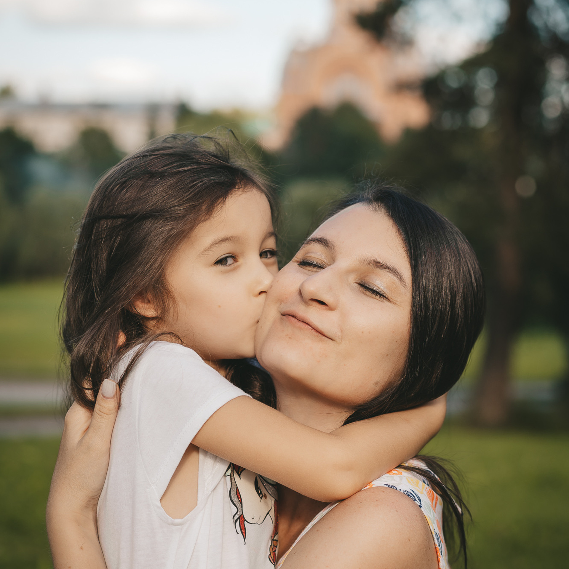 Рита с мамой Таней. Семейная фотосессия в Хотьково