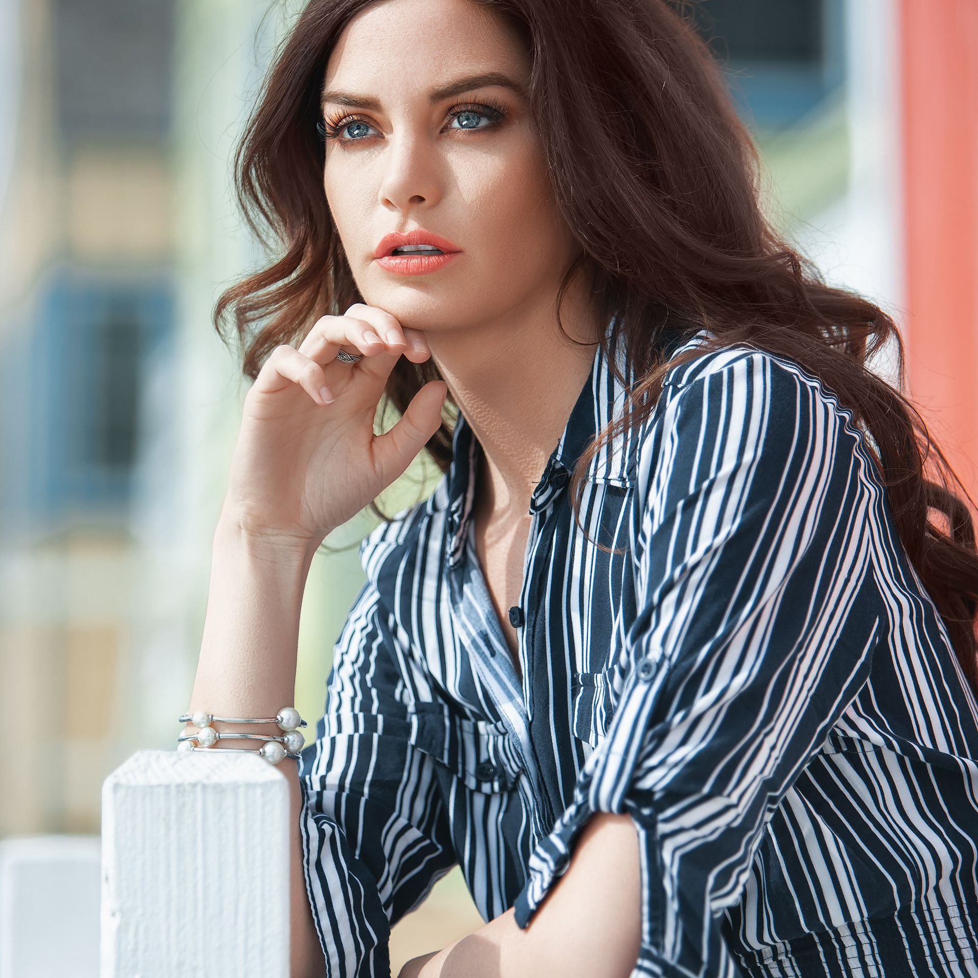 Базовая ретушь + Замена цвета волос