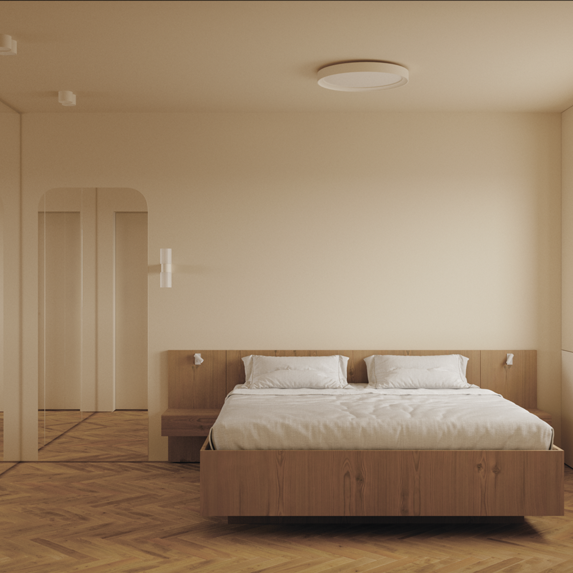 Уютная двухкомнатная квартира для семьи с питомцем в винтажном стиле. Дизайн интерьера в Петербурге Ворфаламеева Яна