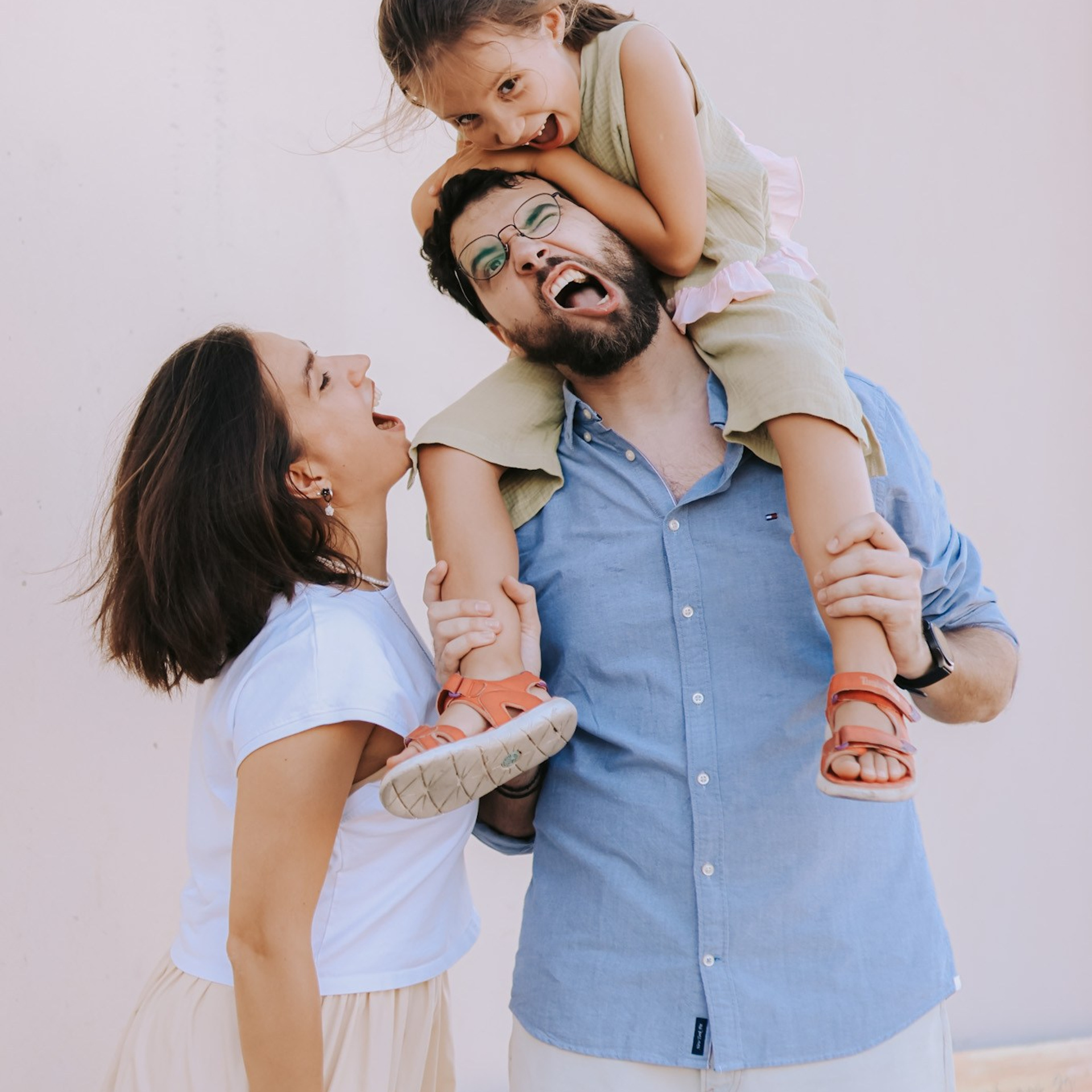 Zhenya, Alina and Sophie