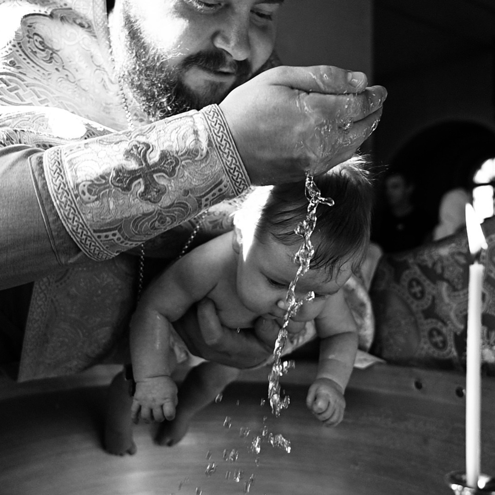 Церковь Рождества Христова на Средней Рогатке. Крещение Златы