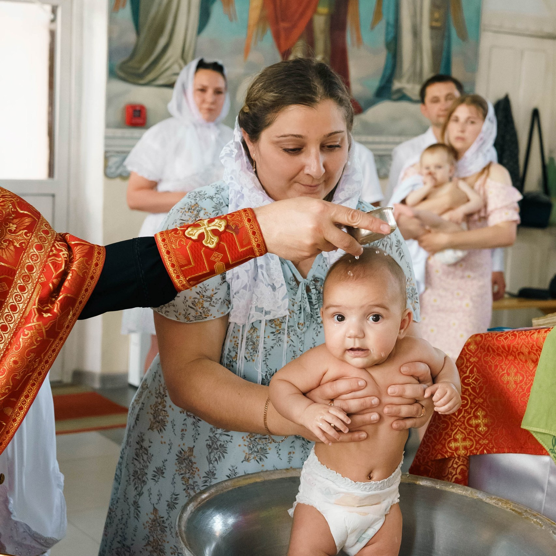 Таинство крещения Кристины