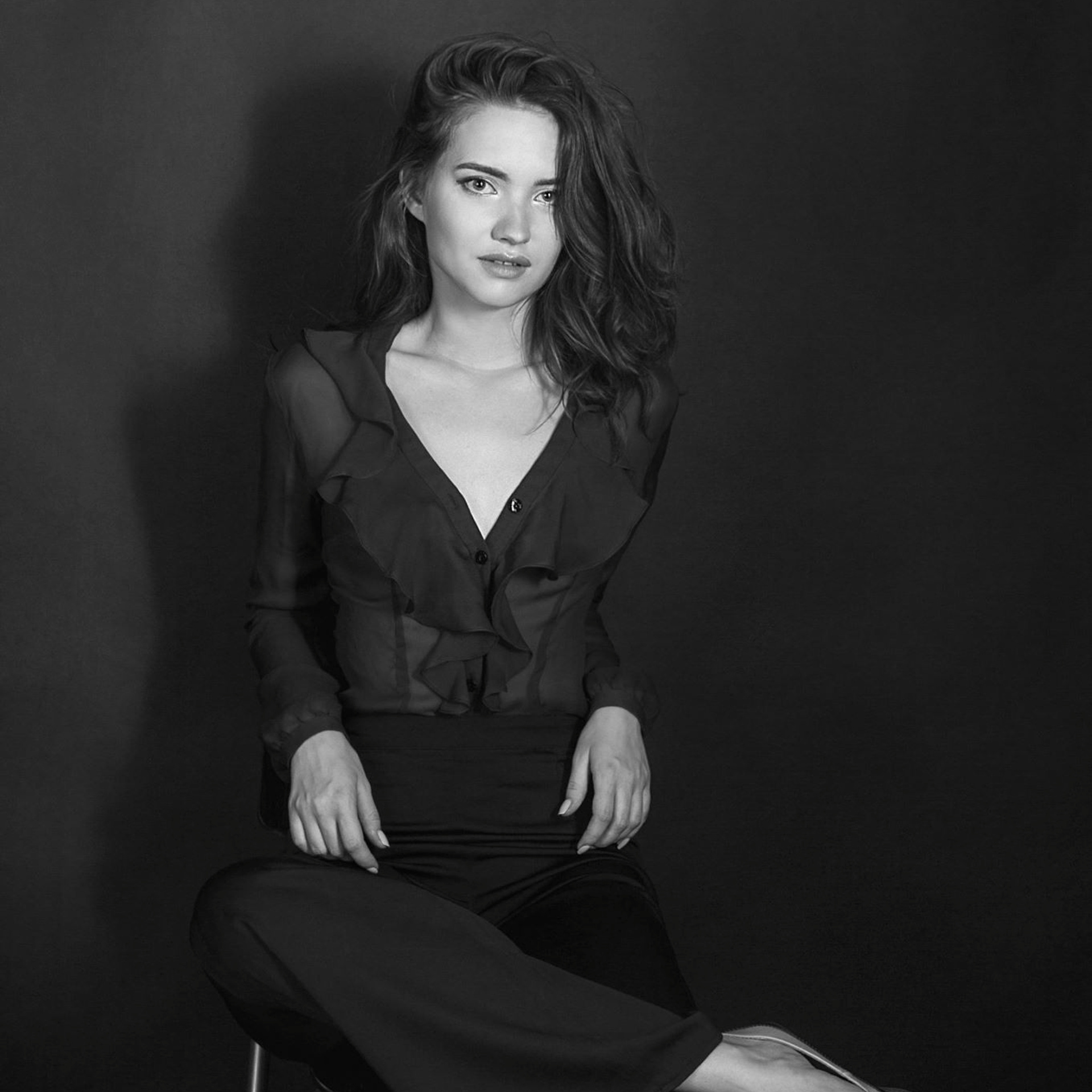 Monochrome image in art photography