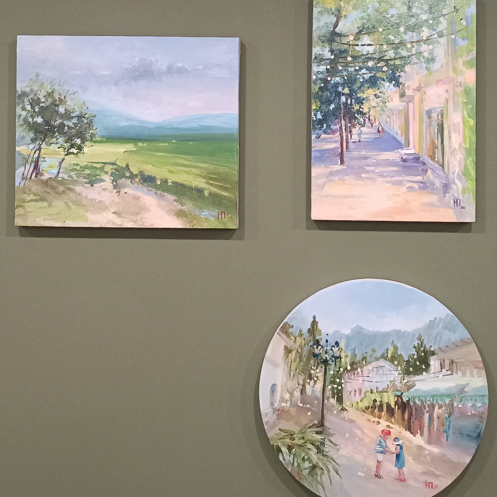 Пейзажи, города, сюжетные картины