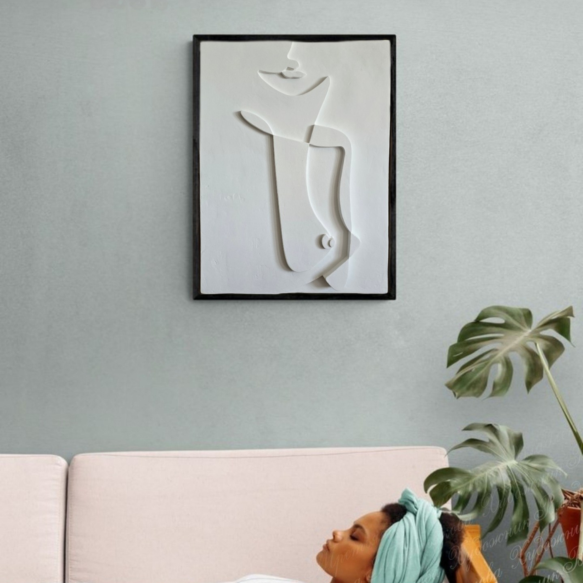 Она. Авторские скульптурные панно на заказ | Художник-скульптор ᒪᗩ•ᕲᑌШᗩ (ВЛада)