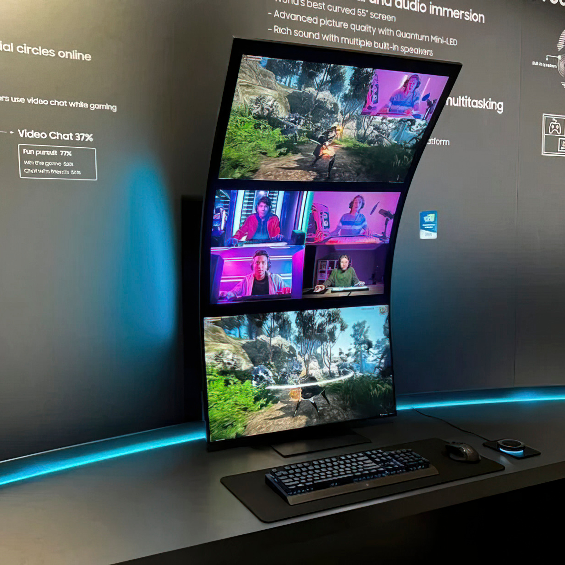 Samsung представил монитор 55 дюймов за 3500 долларов. Фотограф — видеограф в Москве Дмитрий Менделеев