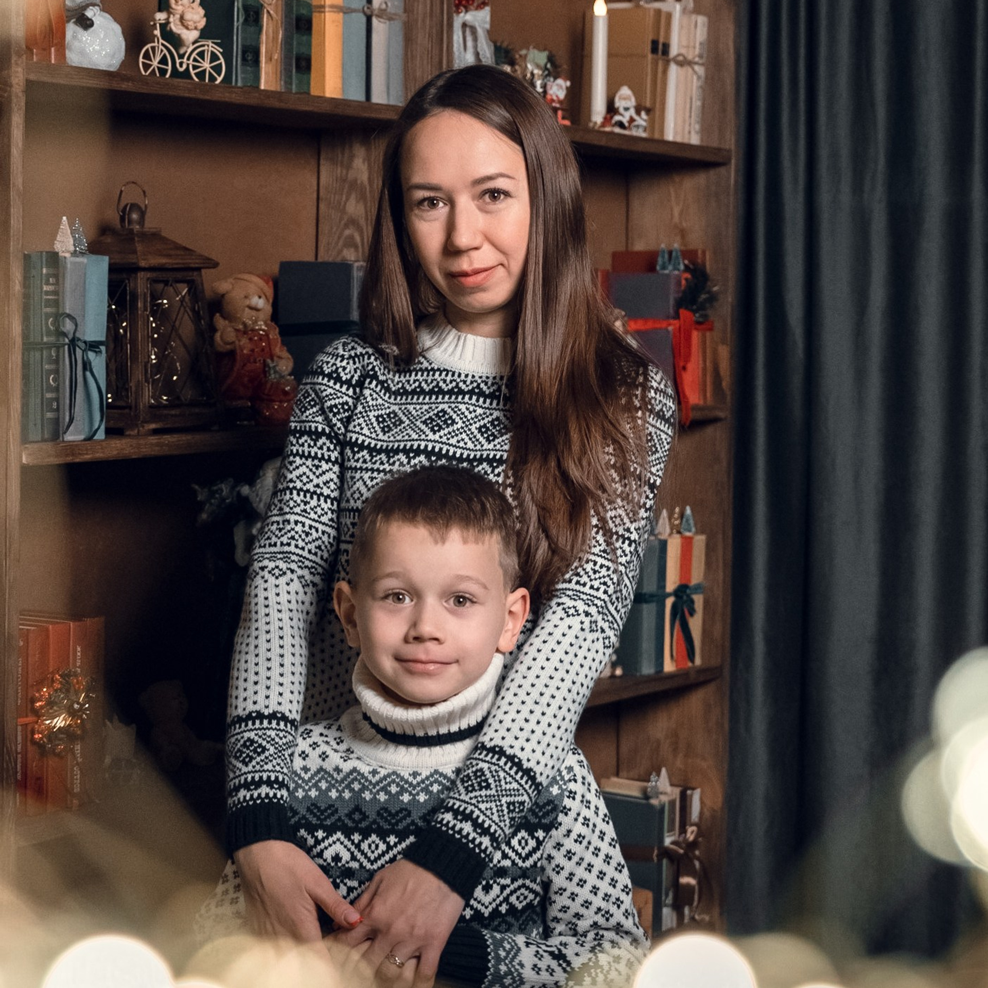 Зарина и сын Егорка