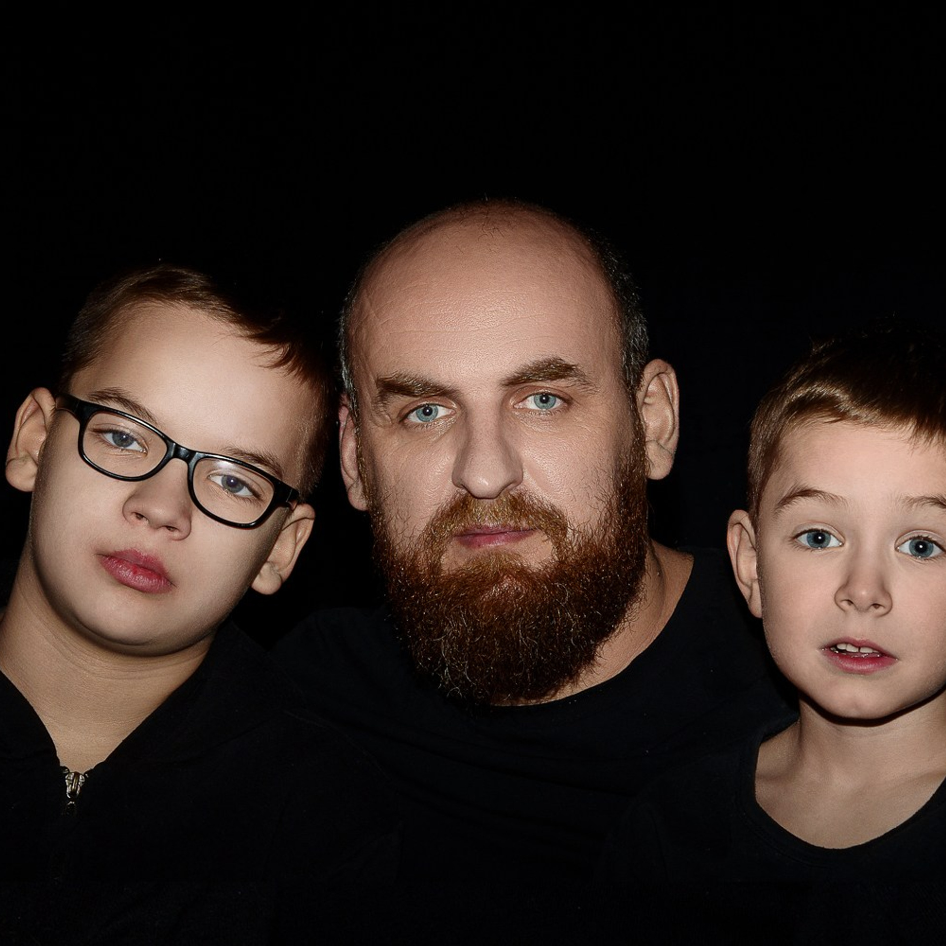 Семейные фотографии Василия и детей