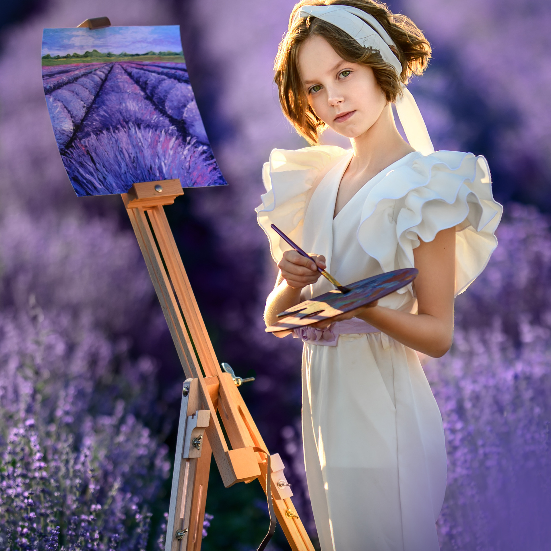 Фотосессия в&nbsp;лаванде