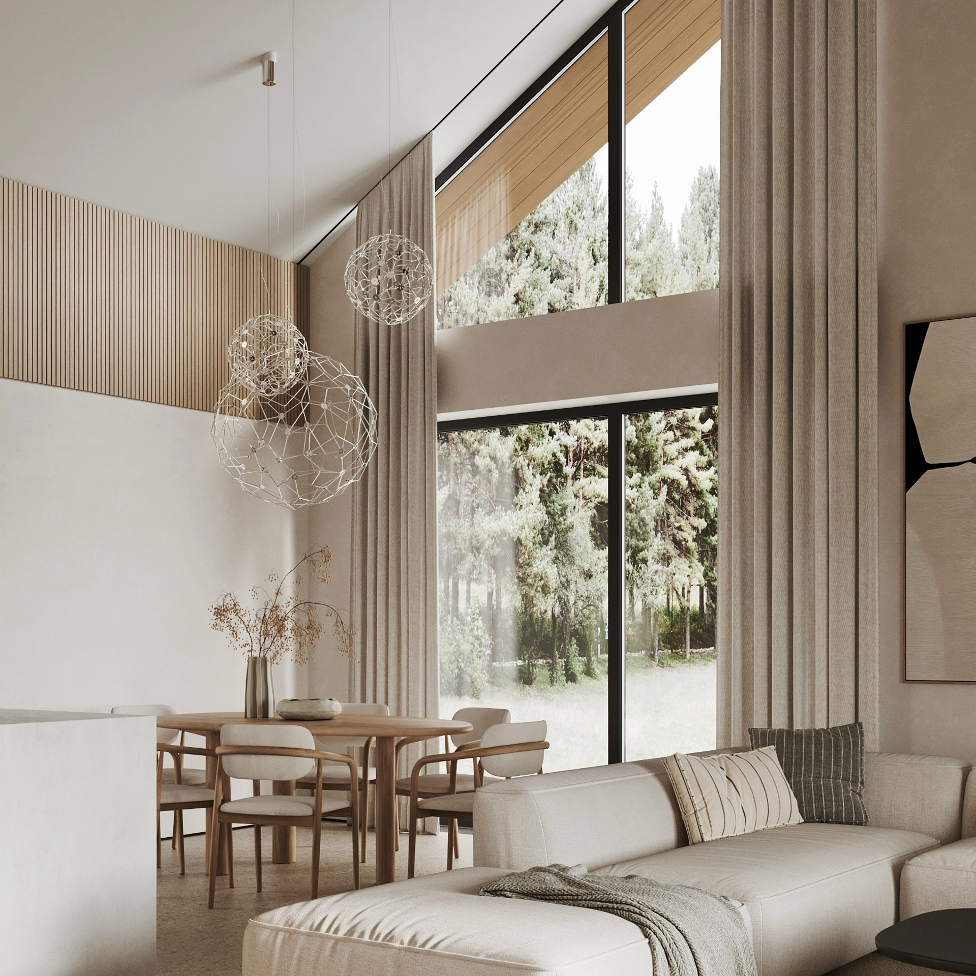 Villa of a successful person.