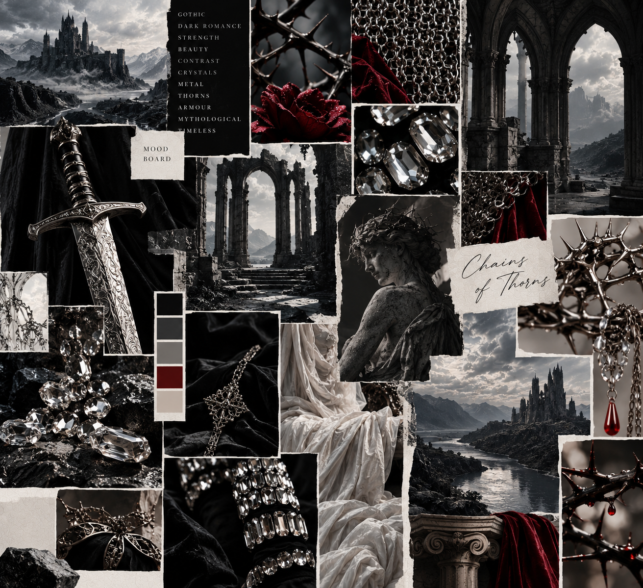 Chains of Thorns | Fashion Editorial in Artells Magazine