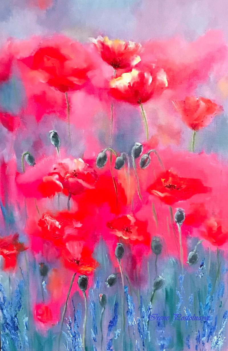 Irene Postolnaya - oil paintings, watercolors, landscapes. Drawing courses.