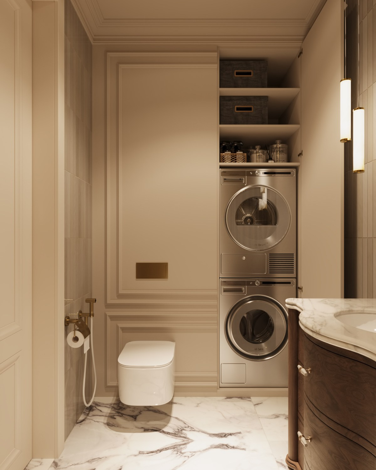 АППАРТАМЕНТЫ «ОЛИМП» / квартира, 105 м². Rezells Architects — студия дизайна жилых и коммерческих интерьеров