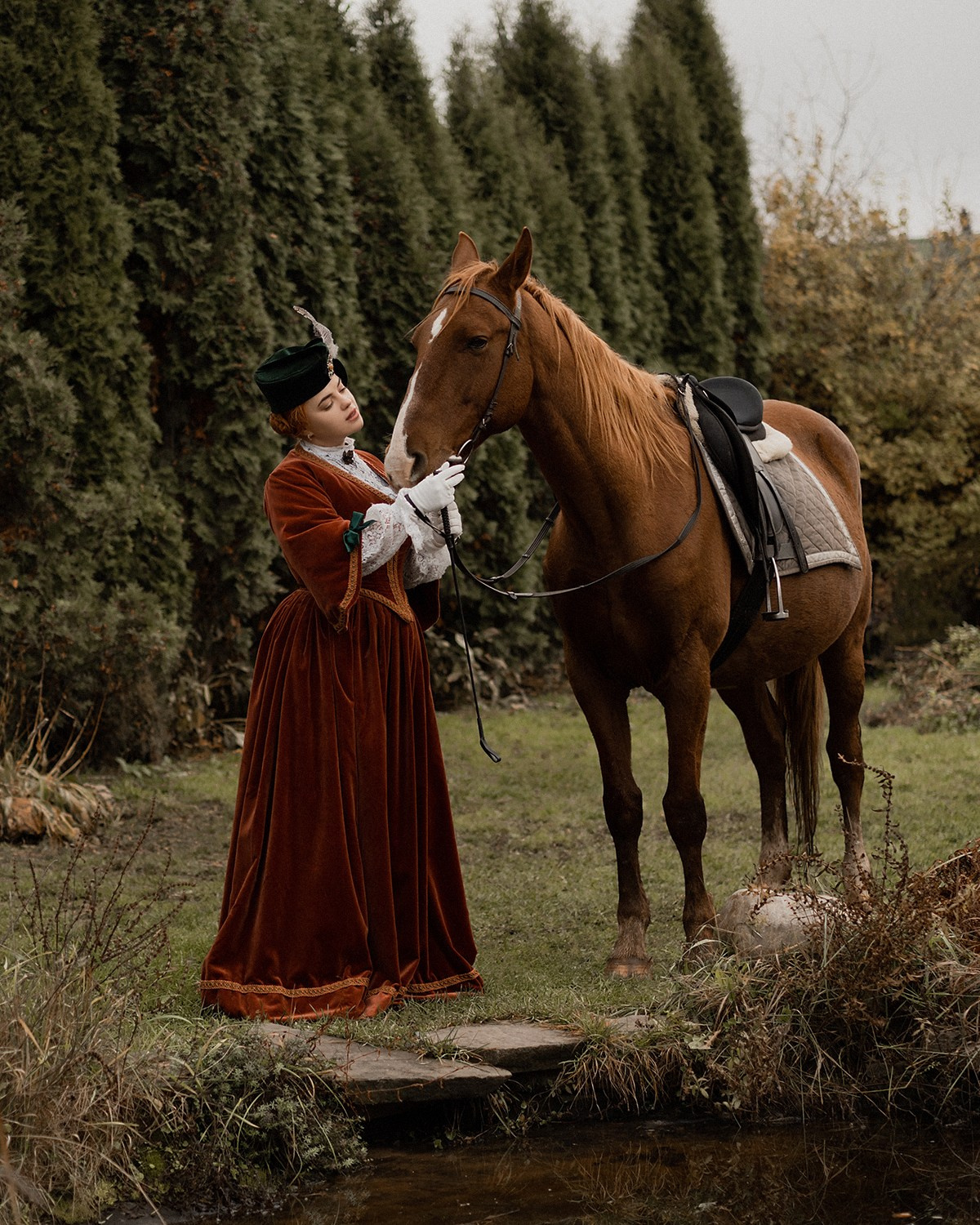 Съемка с лошадьми. Фотограф Александра Трухачёва