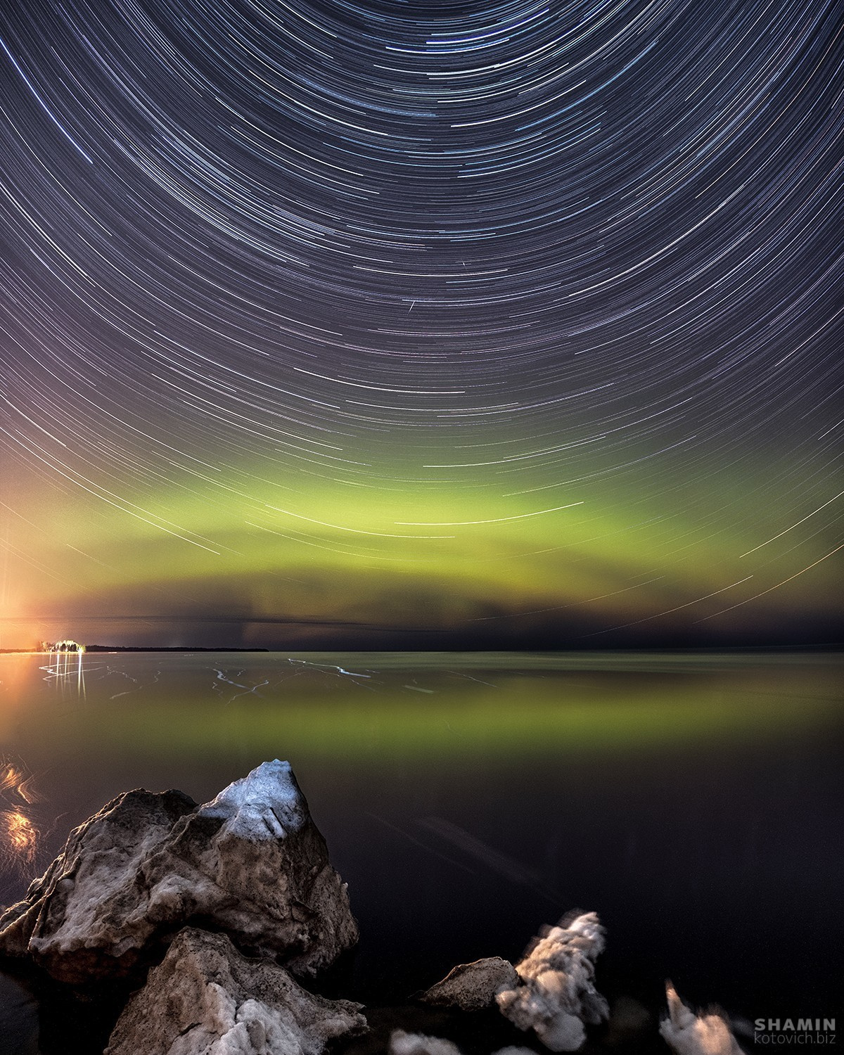 Снимаем звездные треки. Фотограф Константин Шамин
