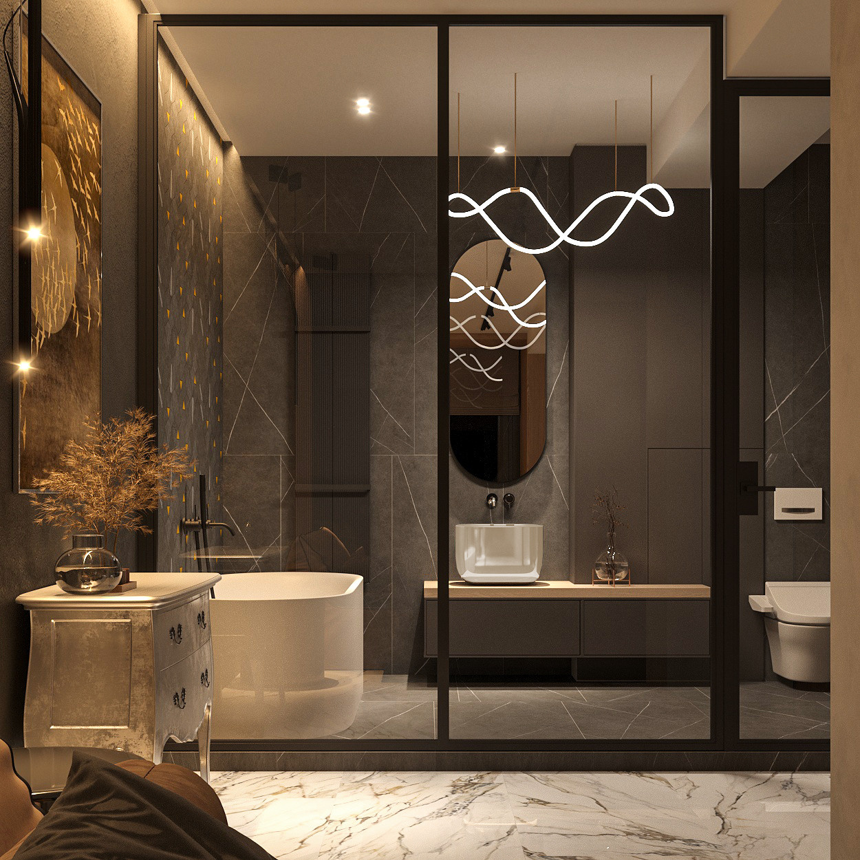 Квартира Жириков. Архитектурно-дизайнерское бюро ROOMS