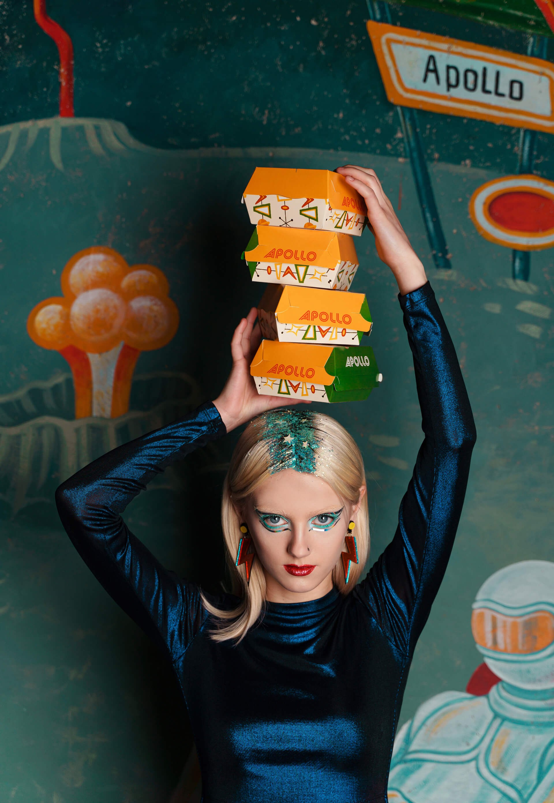 Фуд-съемка для дайнера, кафе быстрого питания