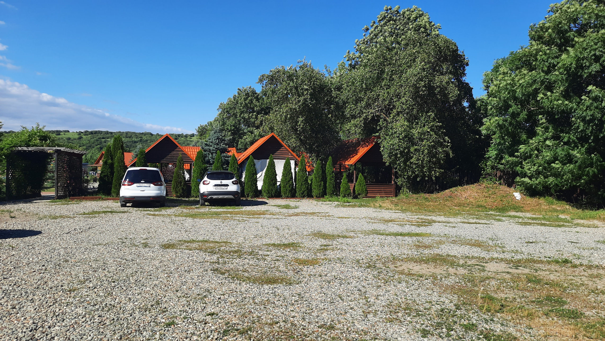 Парковка на горячем источнике Золотой ключик