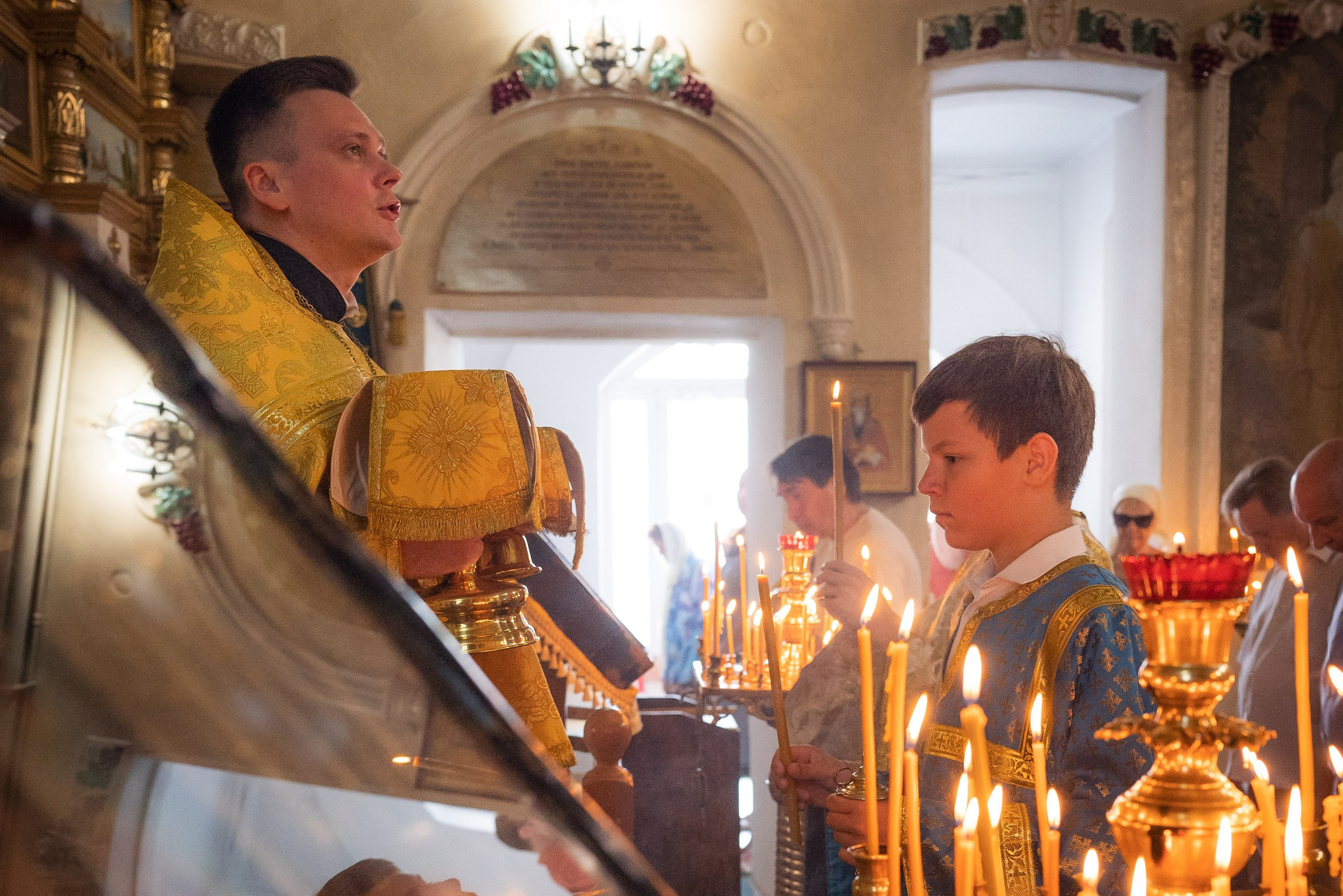 СЪЕМКИ — 2024. Антон и Татьяна Денисенко — В храме