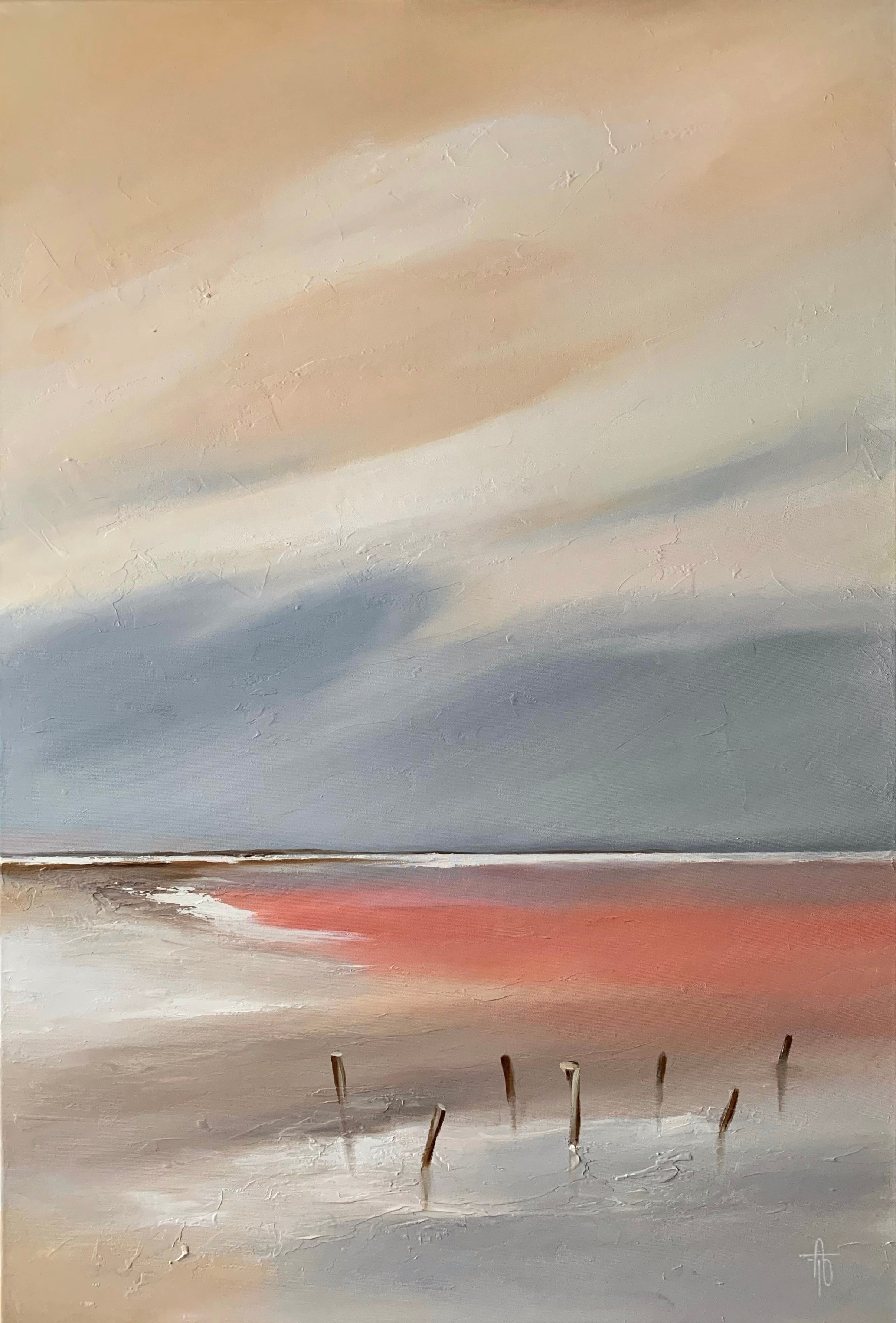 Абстрактный пейзаж. Художник Огородникова Татьяна