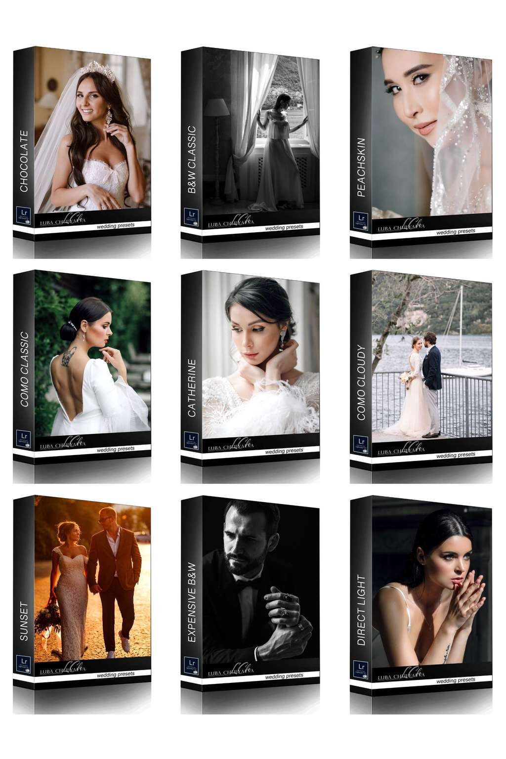 Сборник авторских пресетов LightRoom для свадебных фотографов