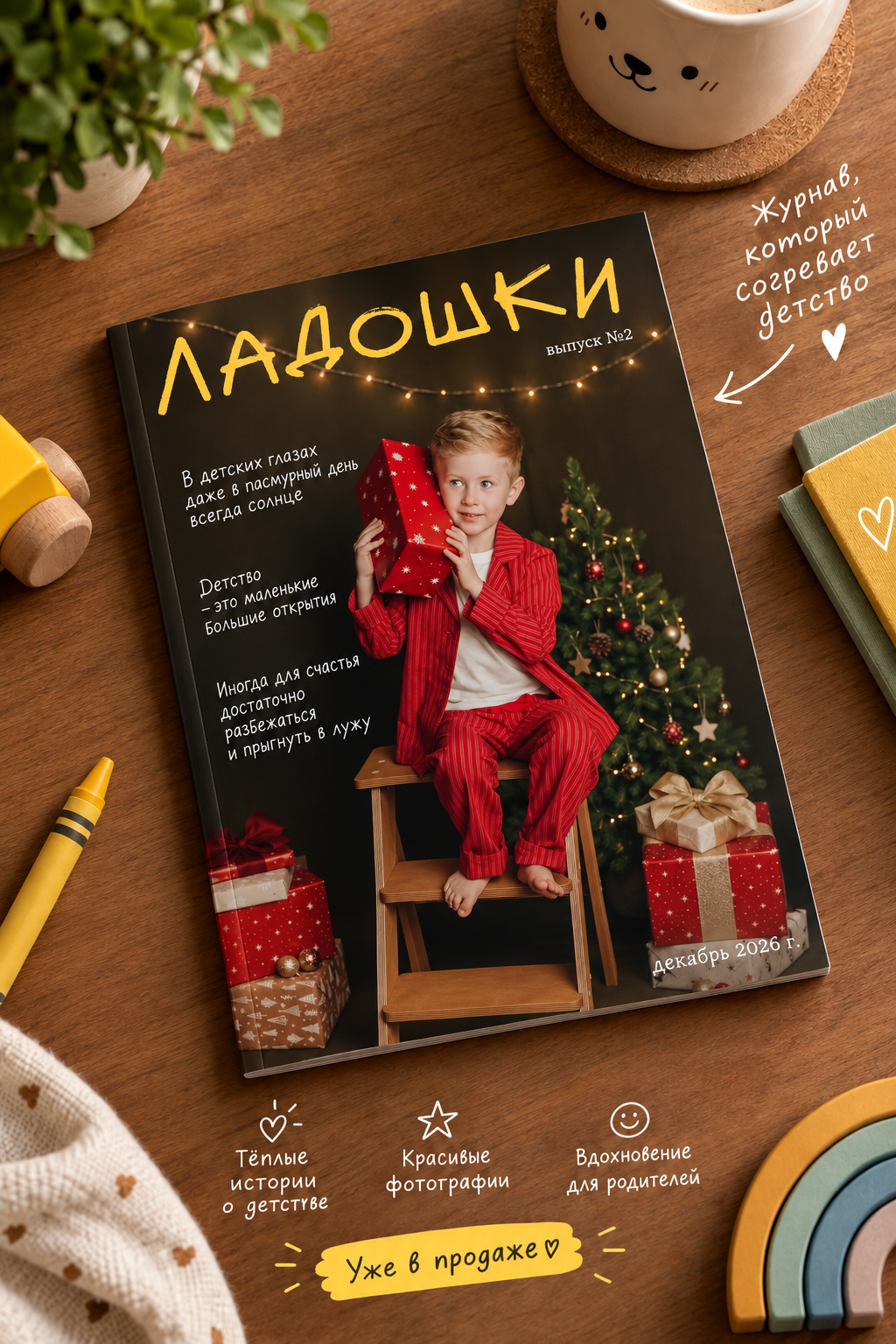 Журнал «Ладошки» — НОВЫЙ ГОД 🎄🎅. ТРИ КАДРА стильные фотосессии в детских садах Краснодара