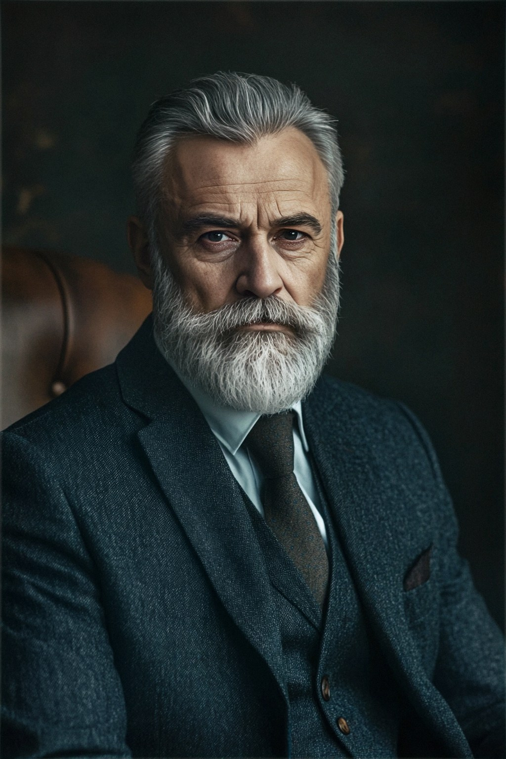 мужской портрет с гитарой