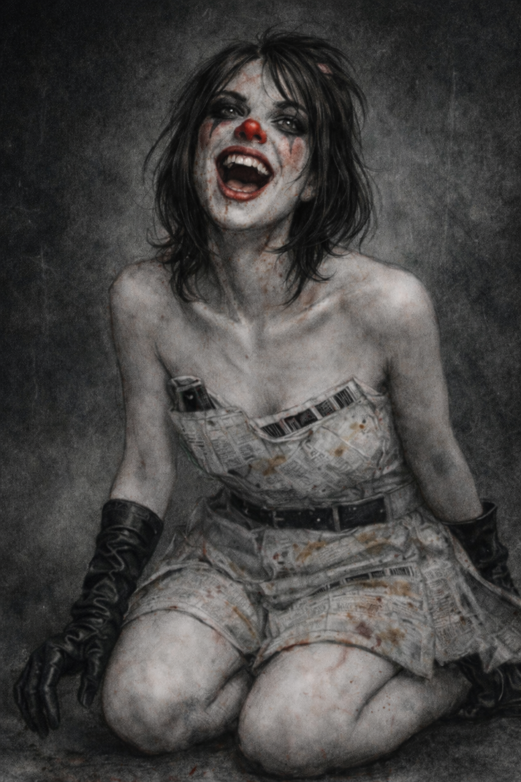 Фотосессия клоунессы. Мир глазами Саши Д