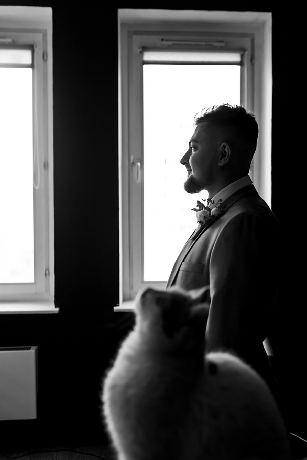 Свадебная съёмка жениха