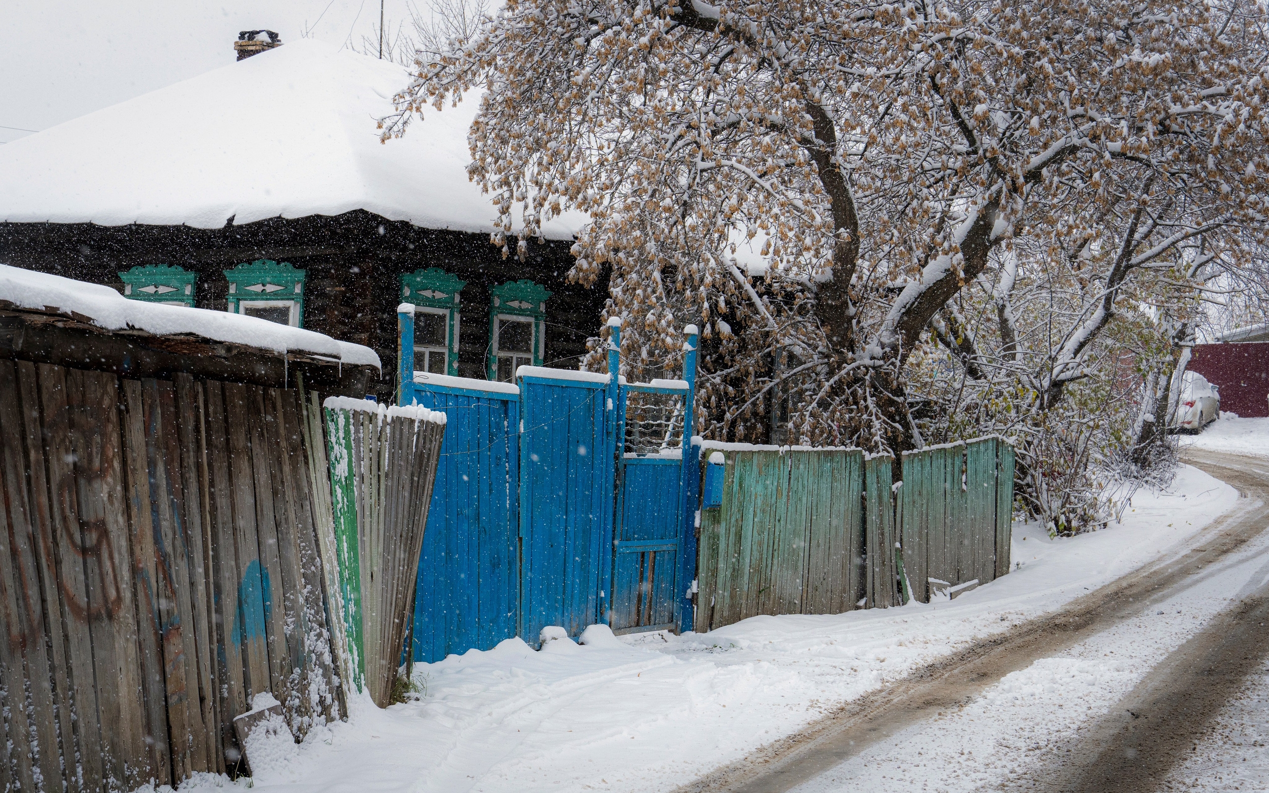 Первый снег Малого Городища